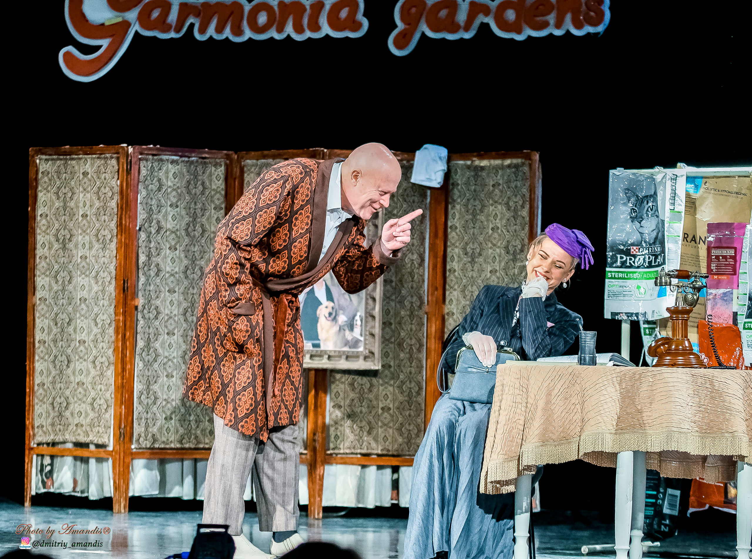 Спектакль «Hello, Dolly». ДК «Стимул» Москва. Репортажная съемка в Москве и области. Анималистика