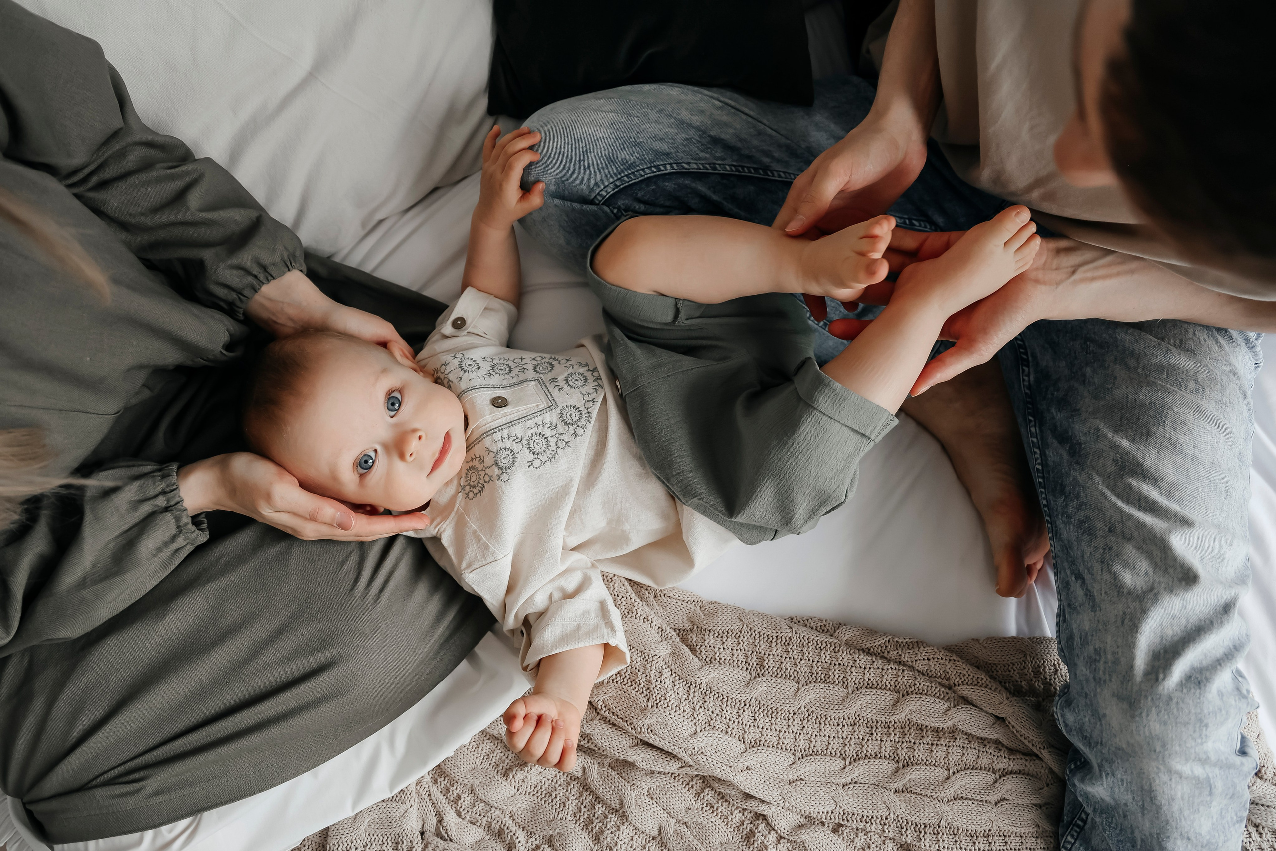 Дарья Олег Алексей. Фотограф новорожденных