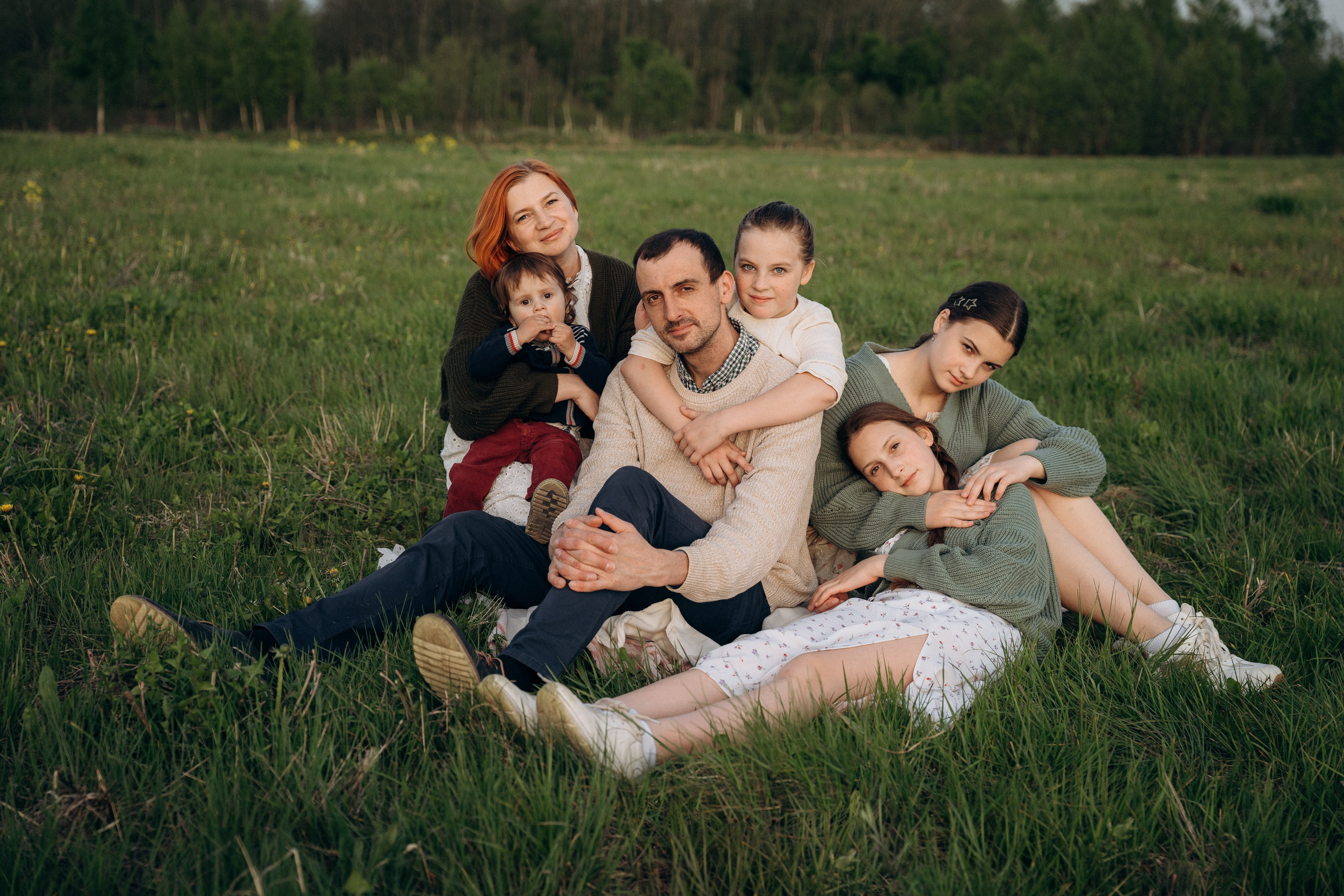 Семья Коломиных. Семейный фотограф в Клину и Москве Елена Храпунова