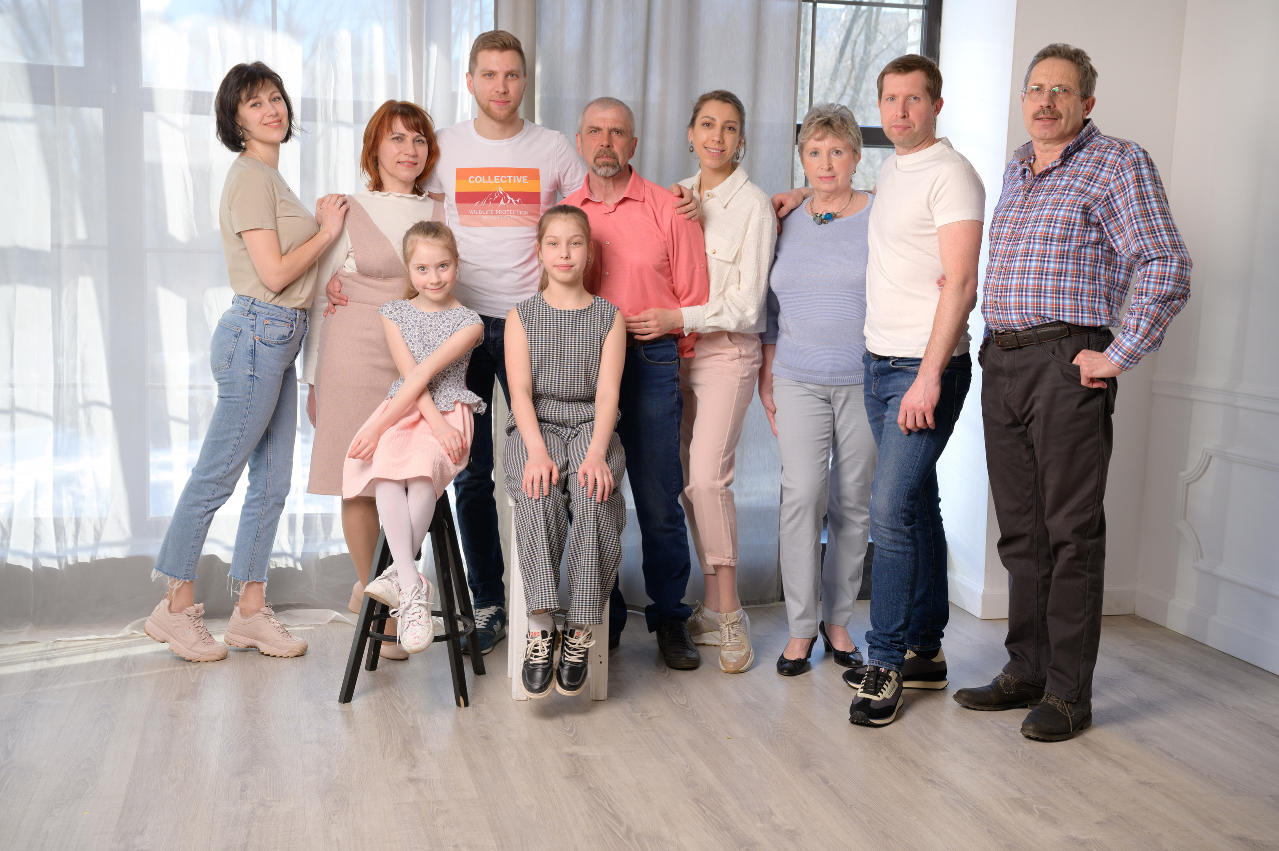 Фотосессия большой семьи. Фотограф во Владимире Ирина Курицына