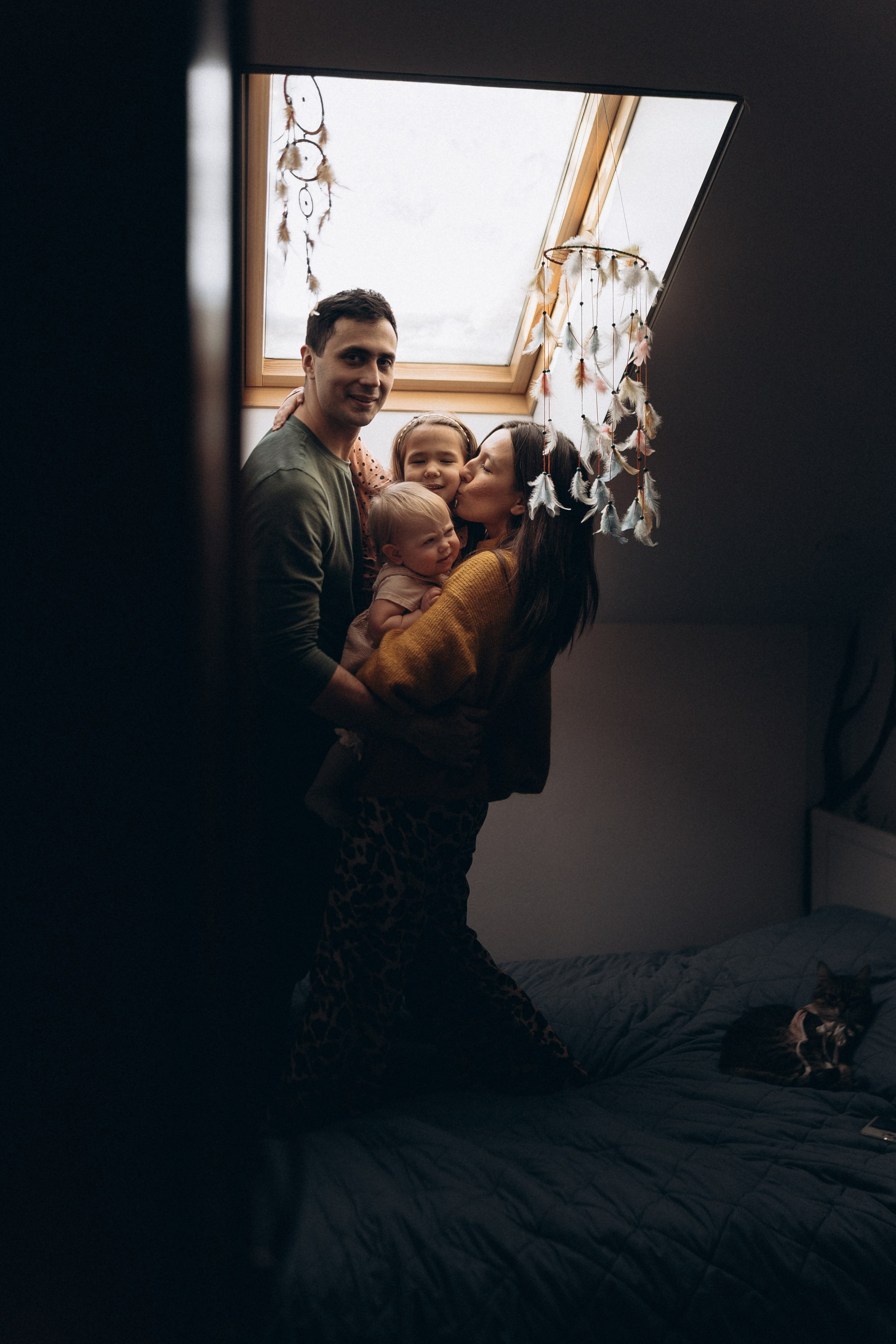 Роззи, Майкл, Лира и Яна. Семейный и домашний фотограф в Уфе Ирина Гарасюта