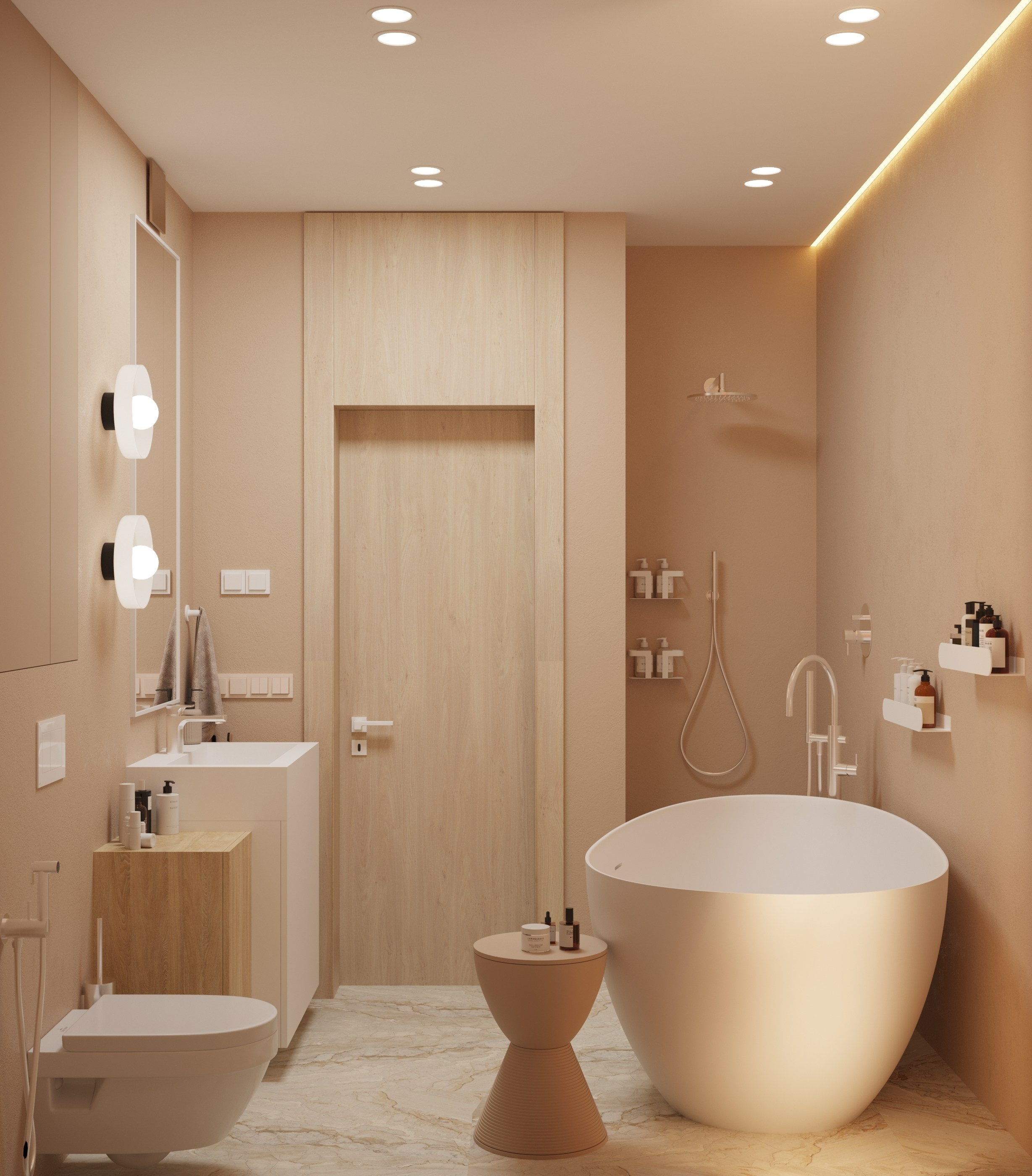 «Баланс» 106кв.м, фото. Дизайнер интерьеров Olala interior design