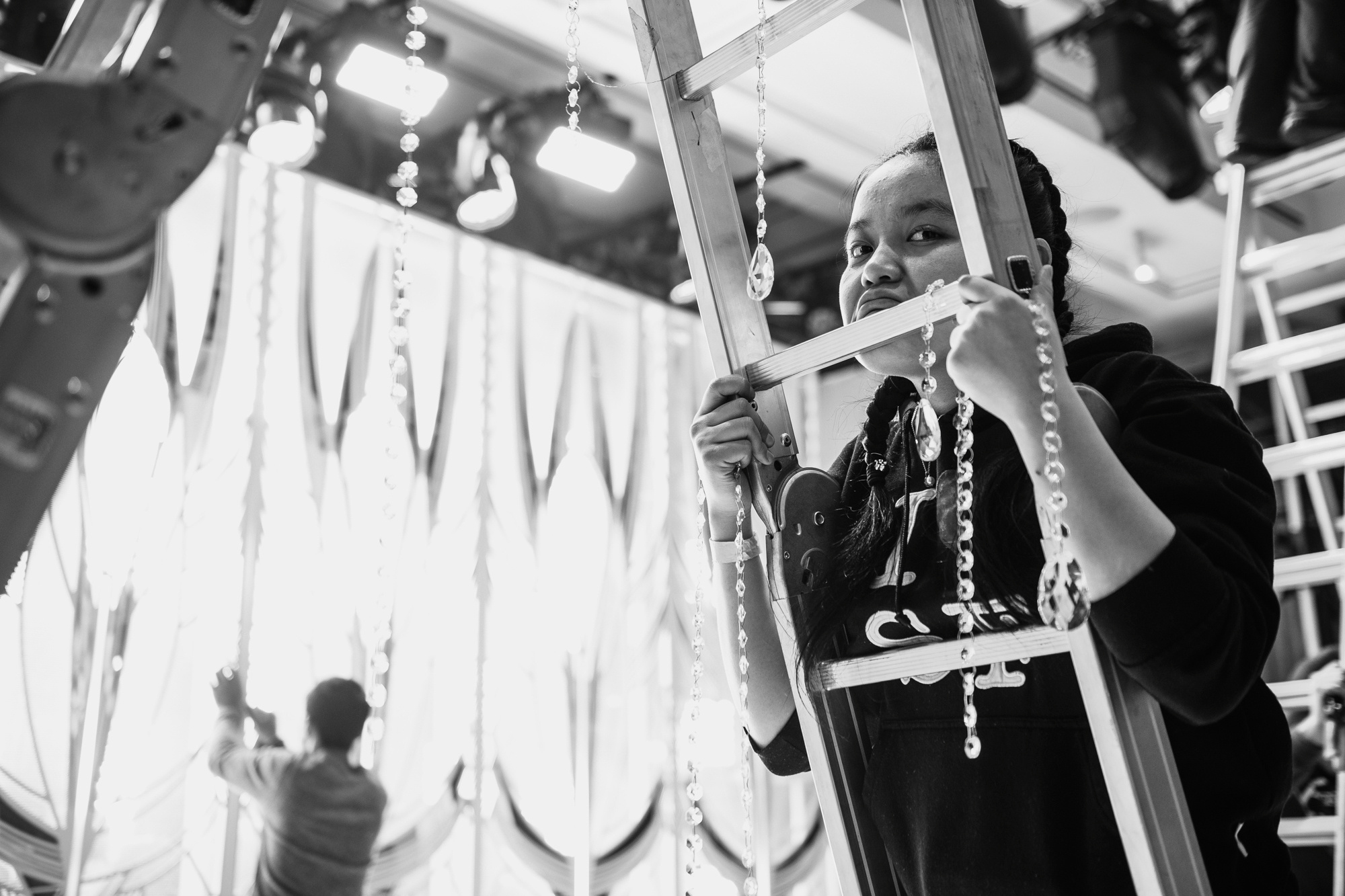 Behind the scenes. Алина Посторонка