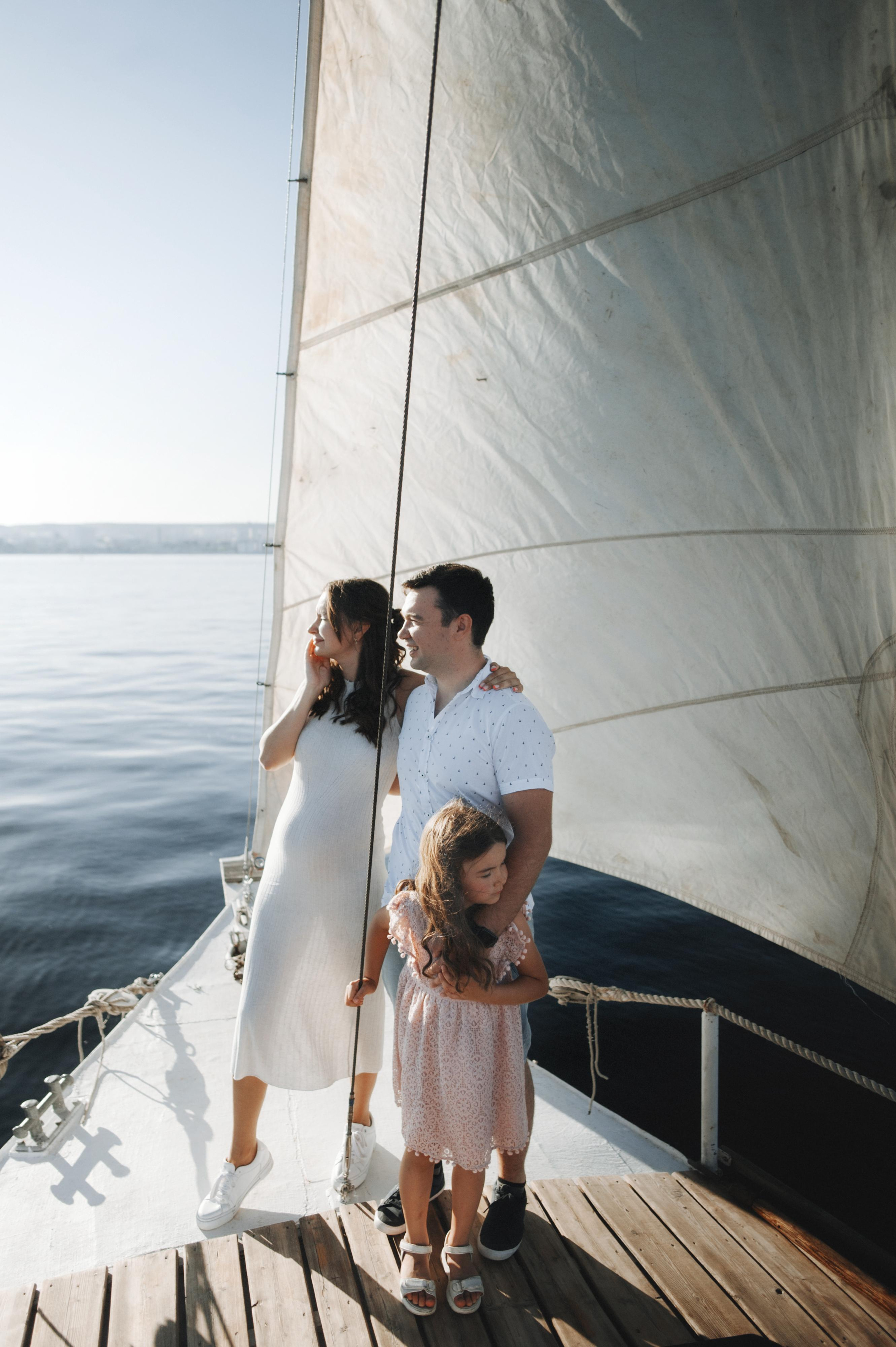 Семья, лето, яхта. Фотограф в Саратове Анастасия Гладина