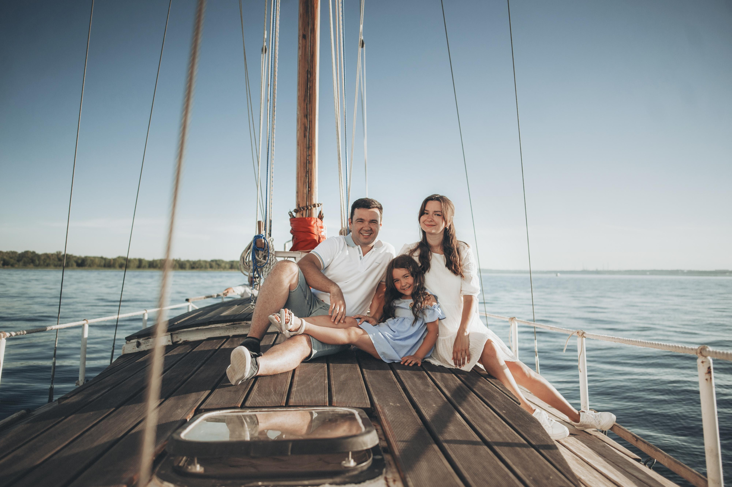 Семья, лето, яхта. Фотограф в Саратове Анастасия Гладина