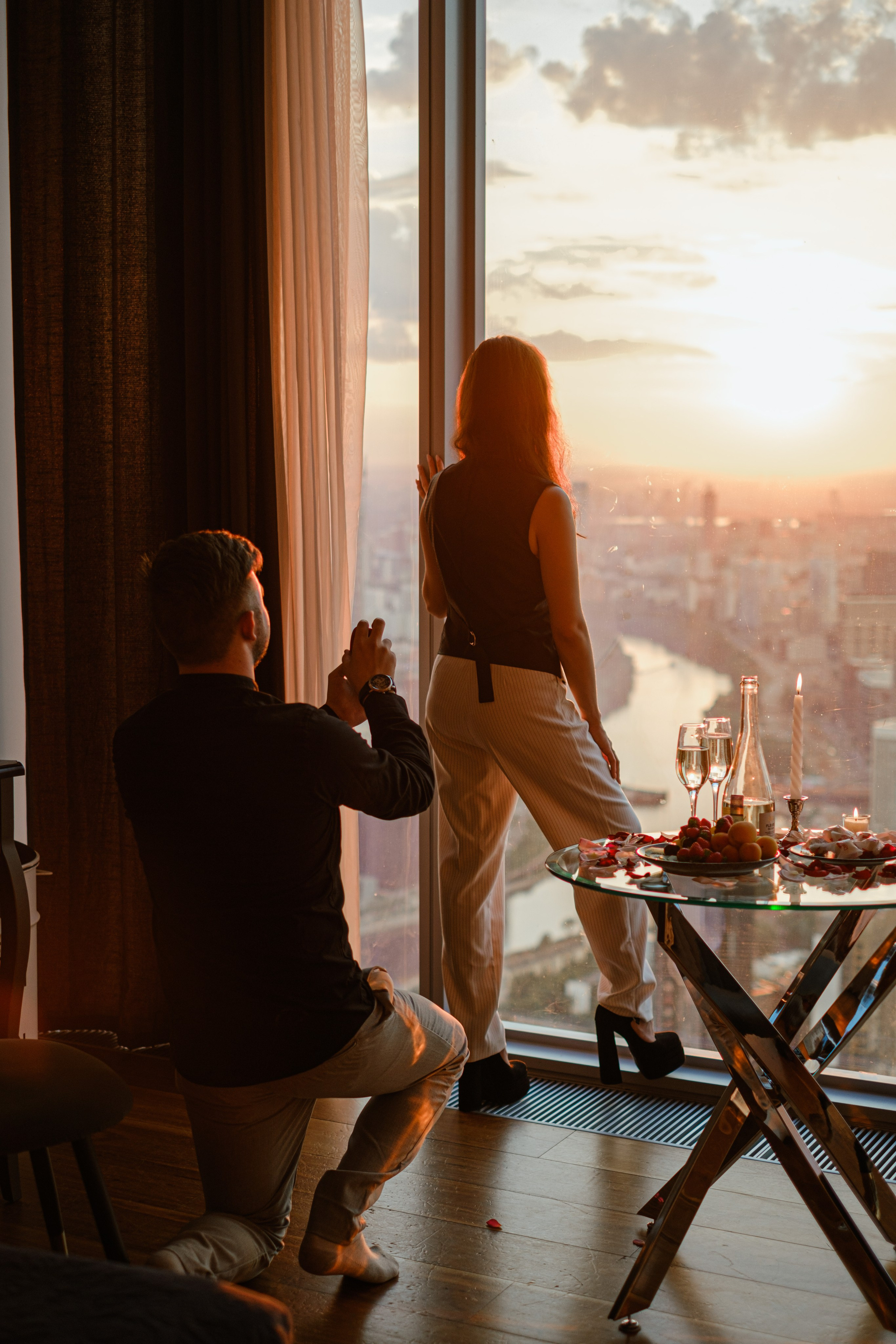 Мария & Роман (предложение руки и сердца). Фотограф Мария Хлебникова Санкт-Петербург Москва