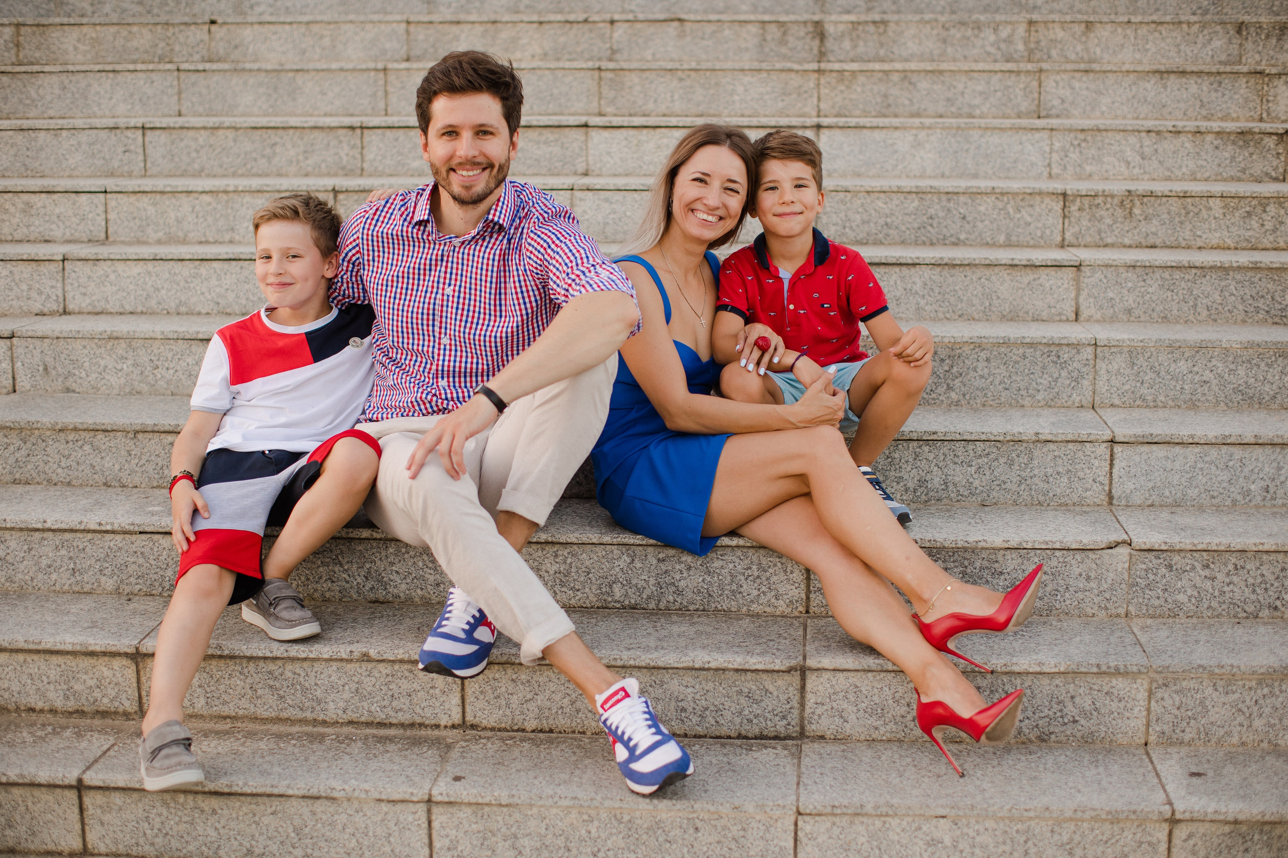 Сережа Юля и дети. Семейный и детский фотограф в Москве Кузьмина Мария