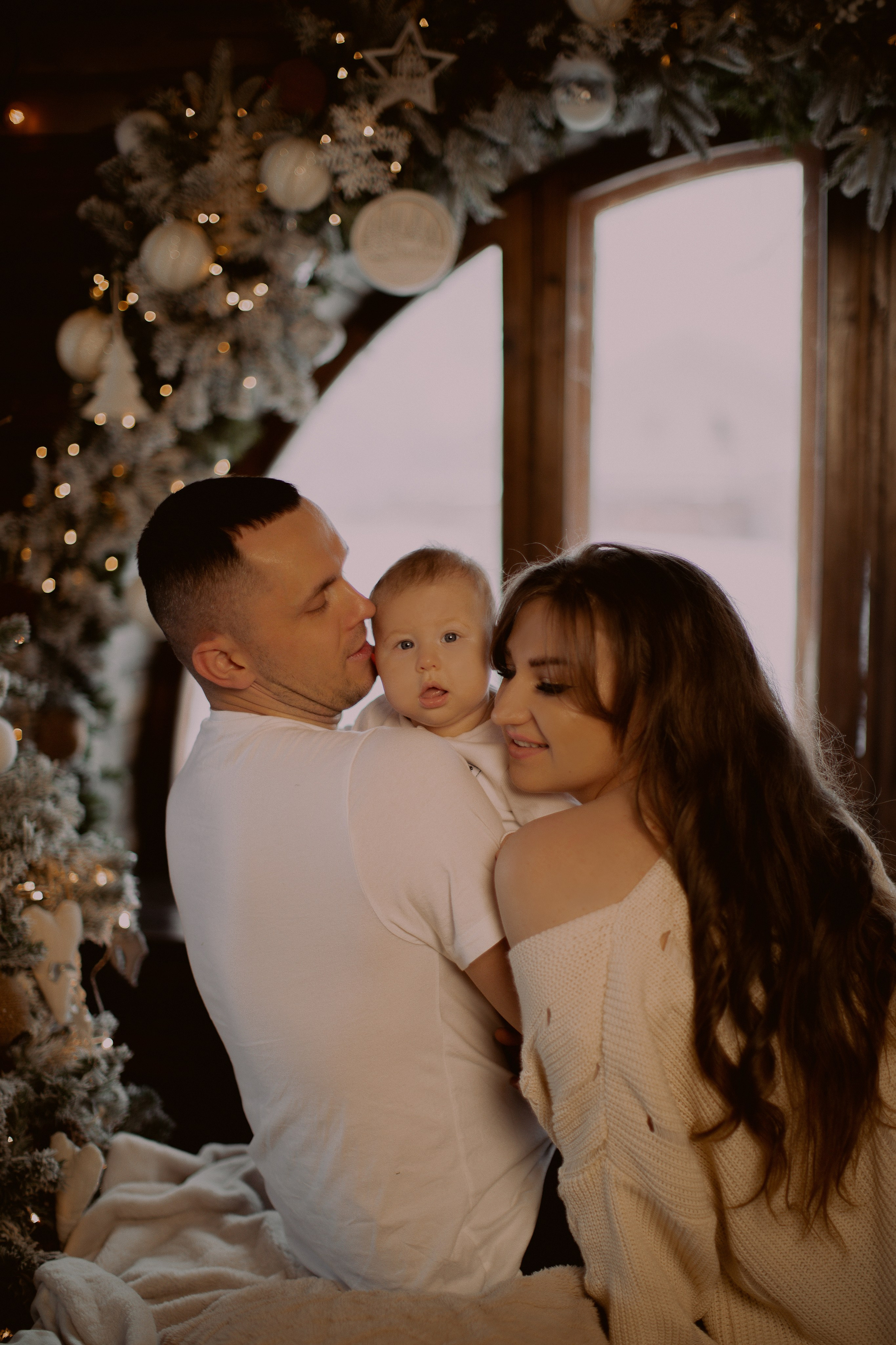 Первая новогодняя фотосессия малышки Эмилии. Фотограф в Нижнем Новгороде