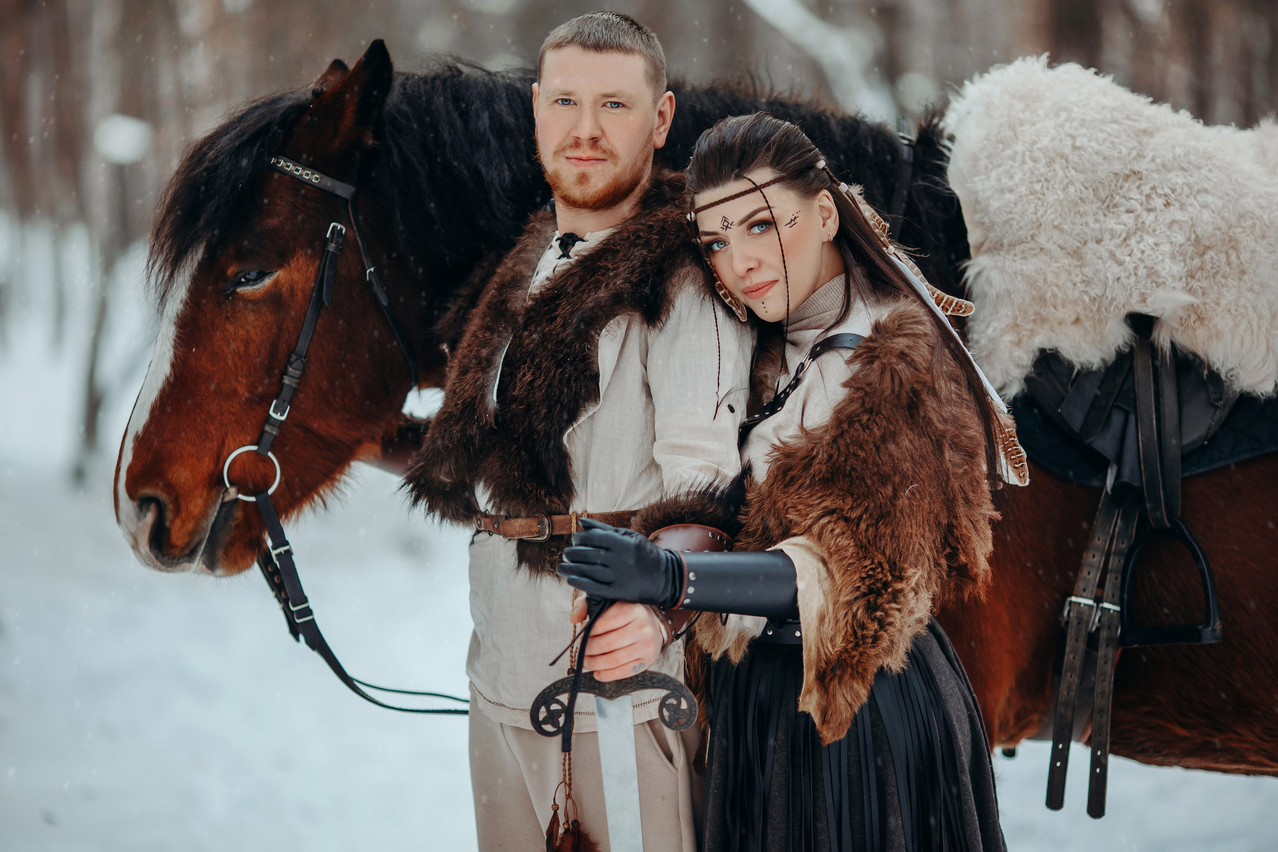 Викинги. Анна Молчанова конный фотограф в Тюмени | фотосессии с лошадьми Тюмень