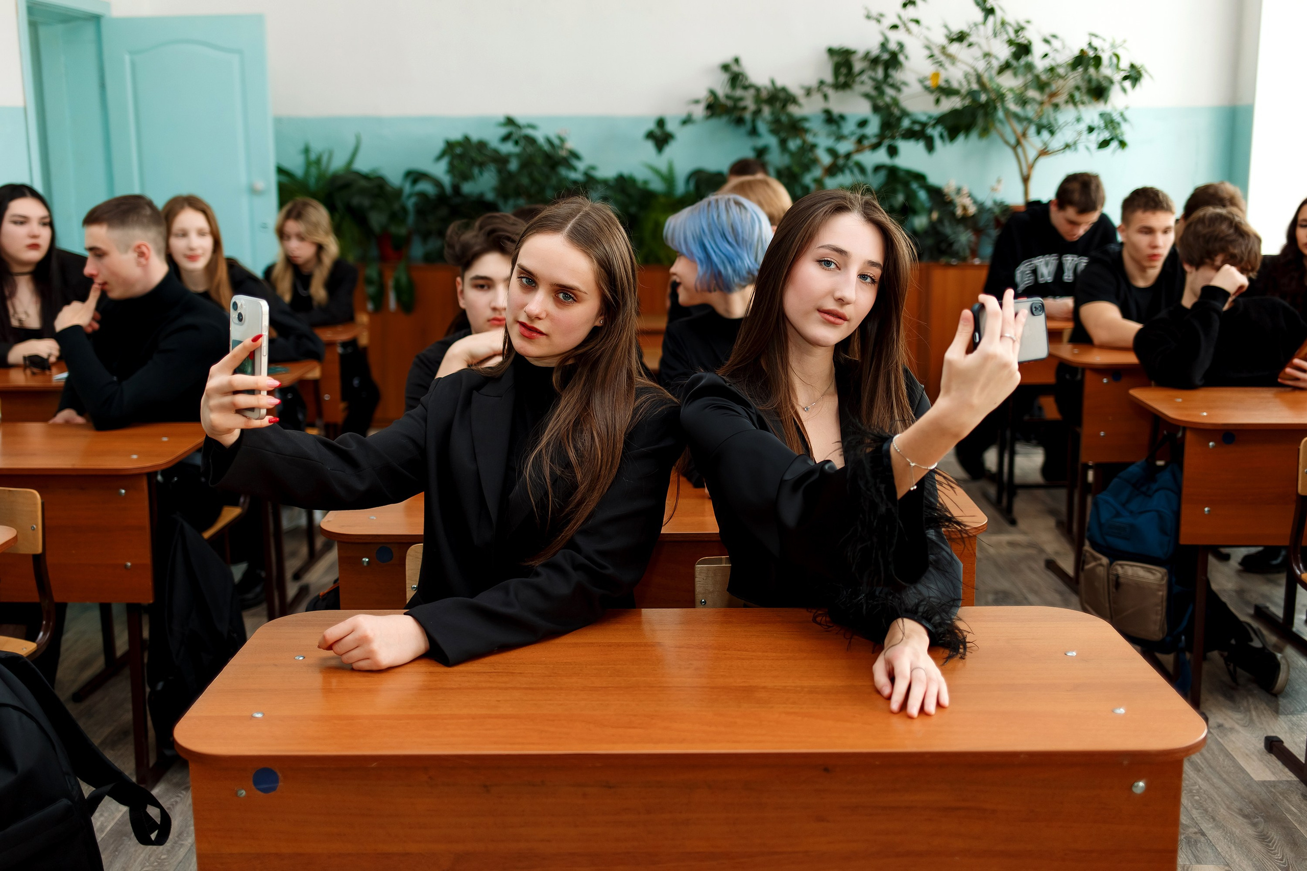 11 класс съемка в школе. Фотограф Любовь Корниенко, Примоский край