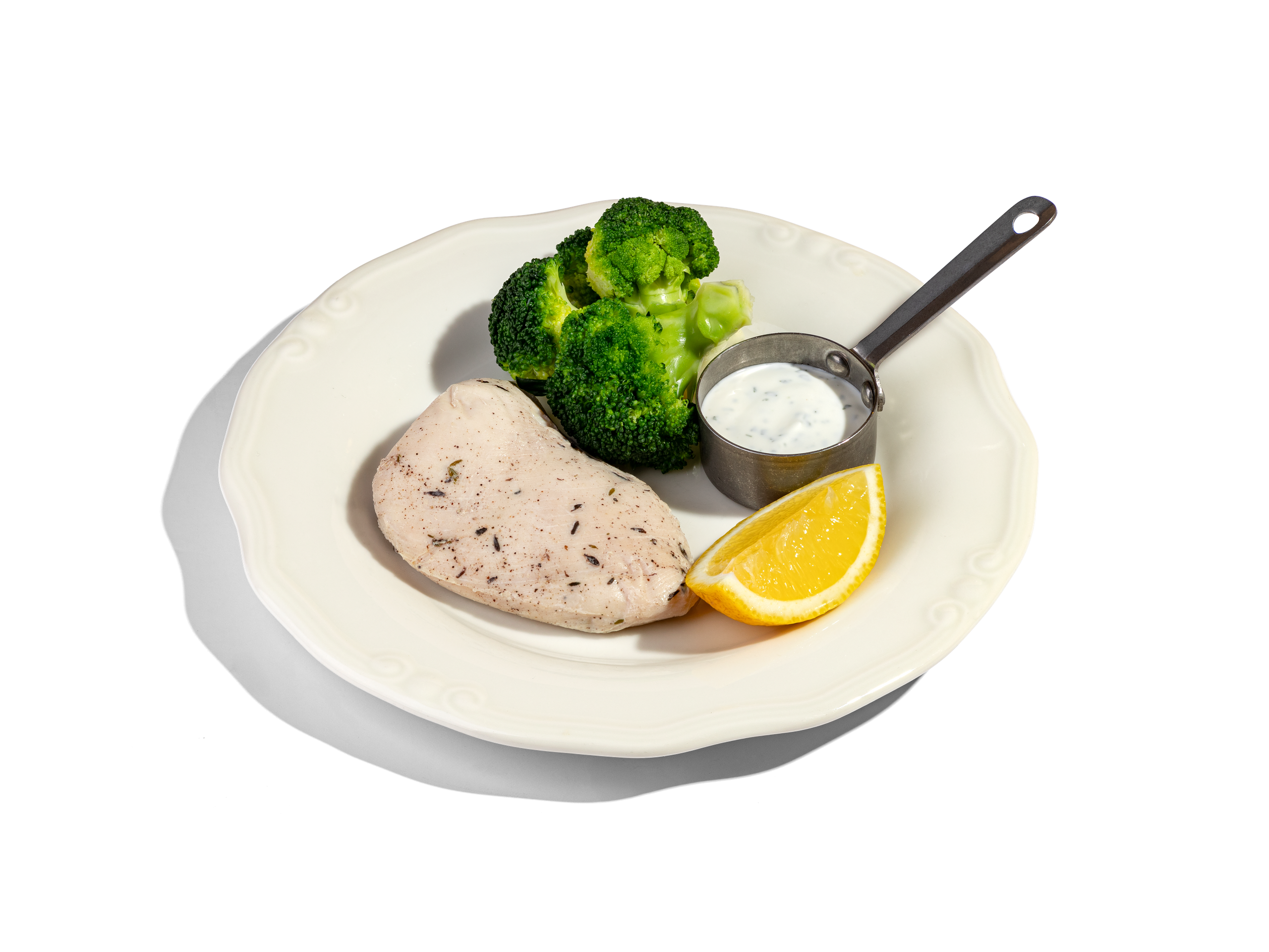 КУРИНАЯ ГРУДКА СУ-ВИД С БРОККОЛИ — 790Р. Куриная грудка су-вид и брокколи на пару.