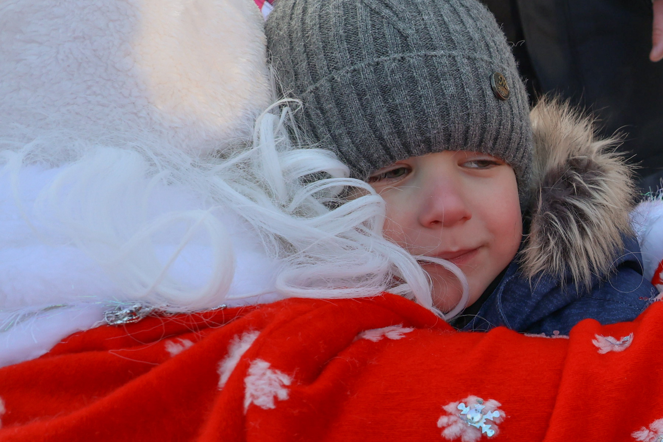 Новогодний праздник на улице