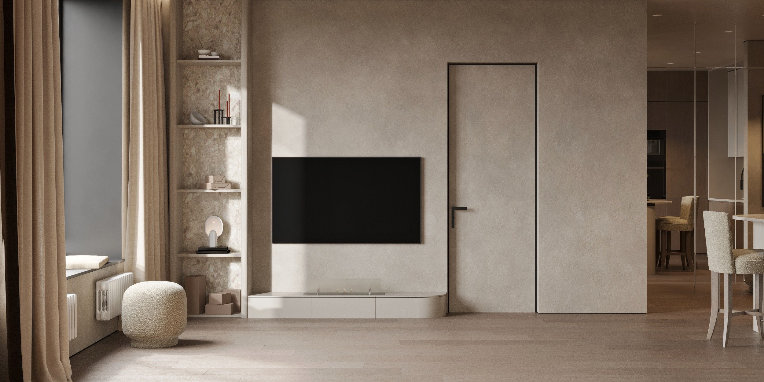 3д визуализация кв 67 м² ЖК Событие. Ксения. 3D‑визуализатор