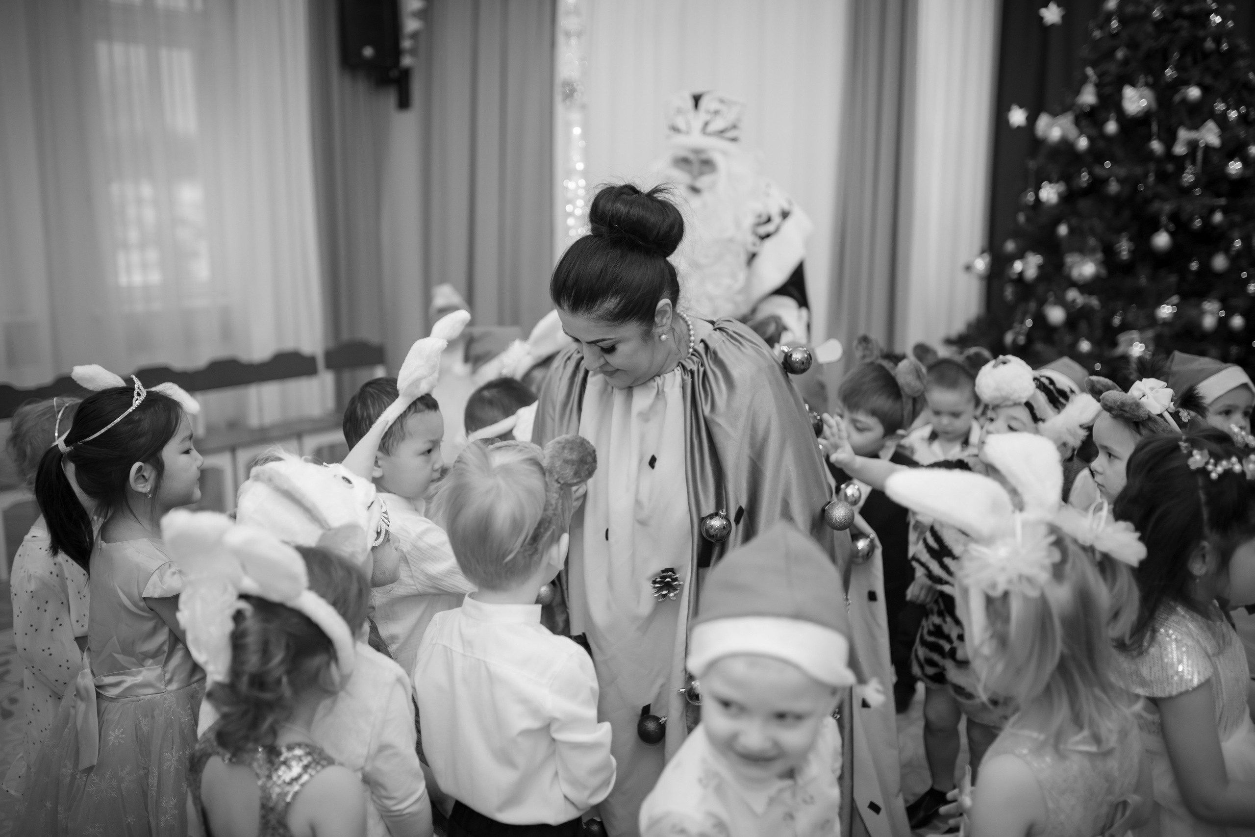 Новогодний утренник в детском саду. Семейный и детский фотограф в Москве Дорогова Екатерина