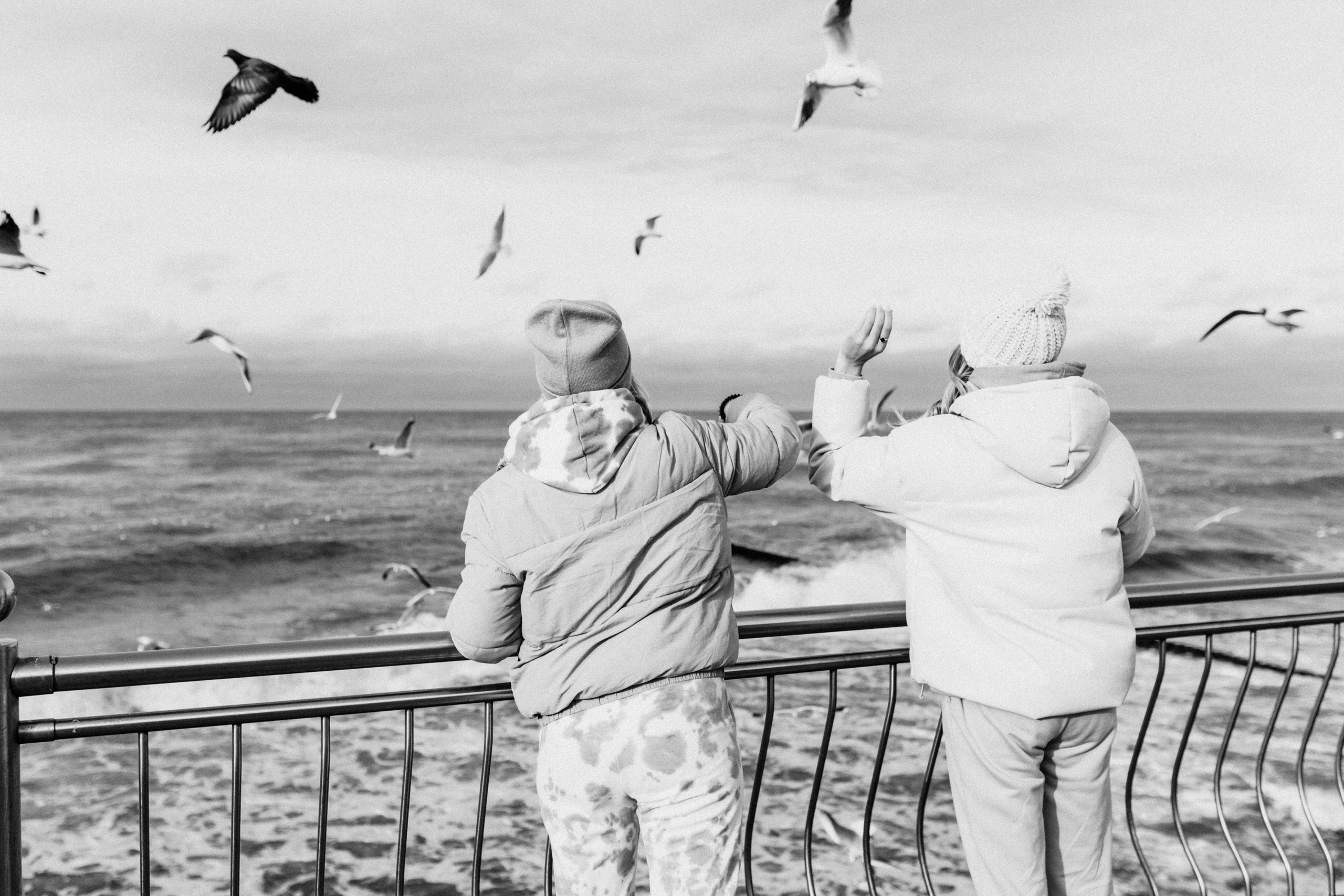 Подружки в Зеленоградске • Зима 2022. Фотограф в Калининграде Екатерина Осинцева