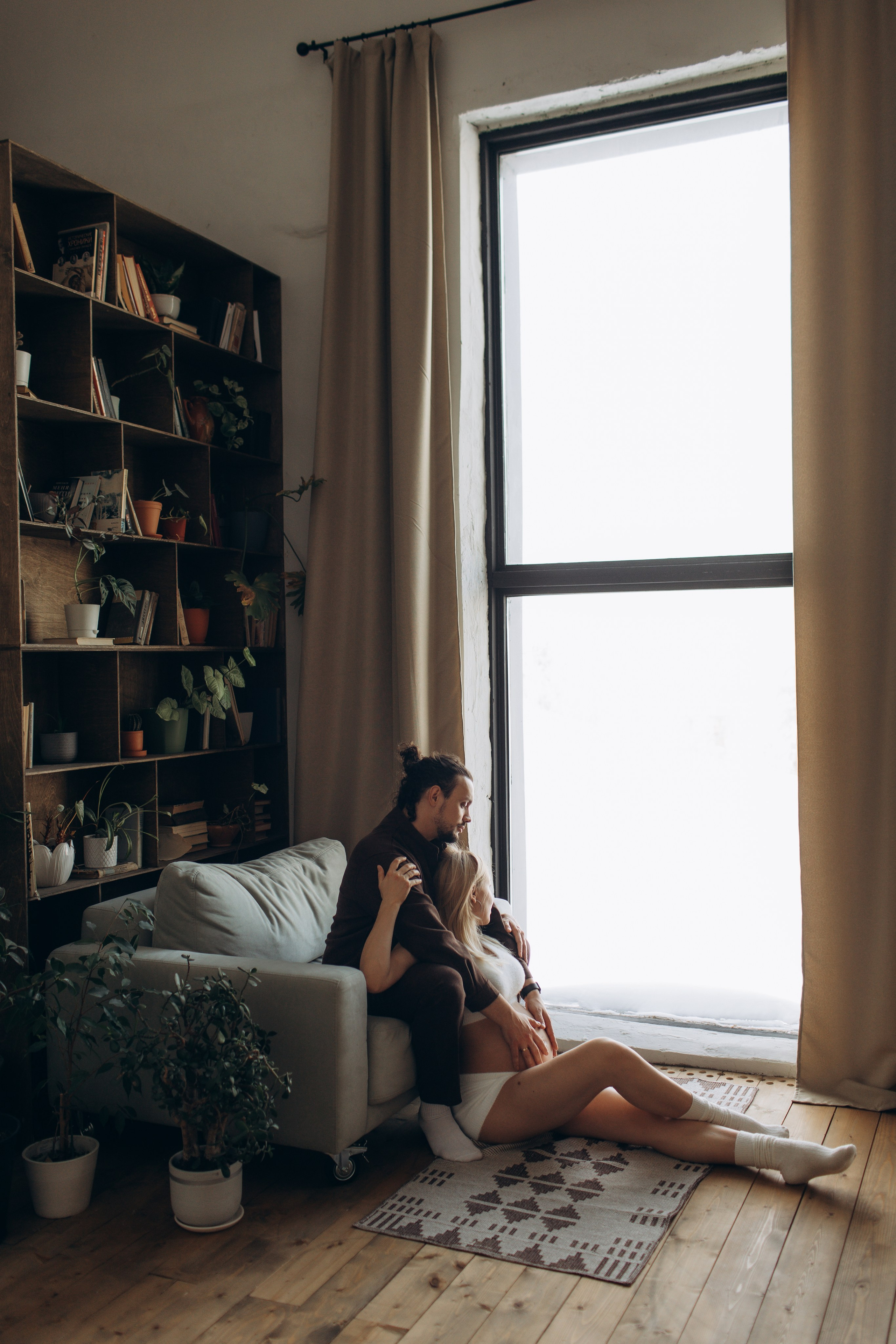 Фотосессия беременности съемка в ожидании. Фотограф Владимир Москва