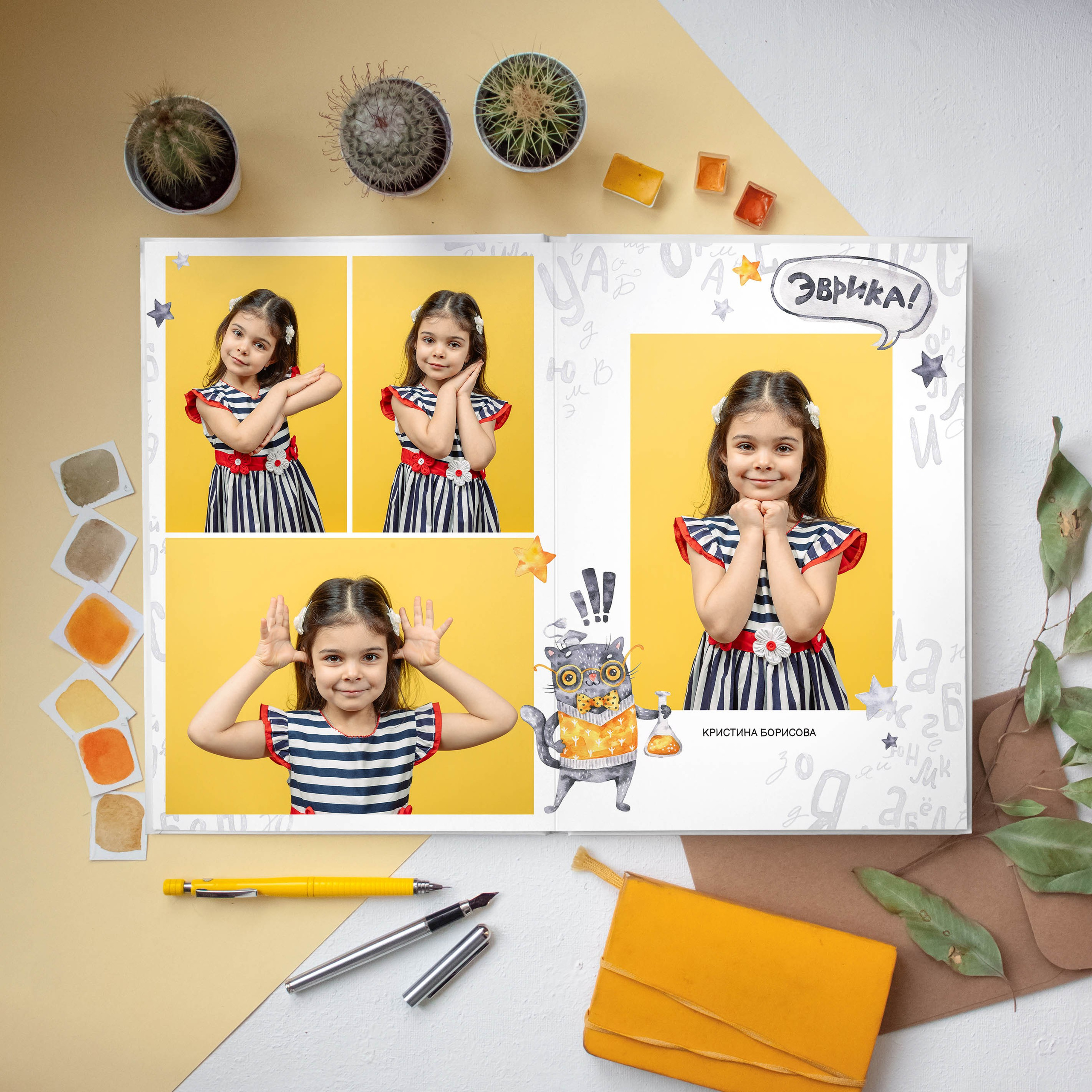 Выпускной альбом «Дайте 5» для детского сада. REPEYBOOK | Выпускные альбомы для детского сада и класса