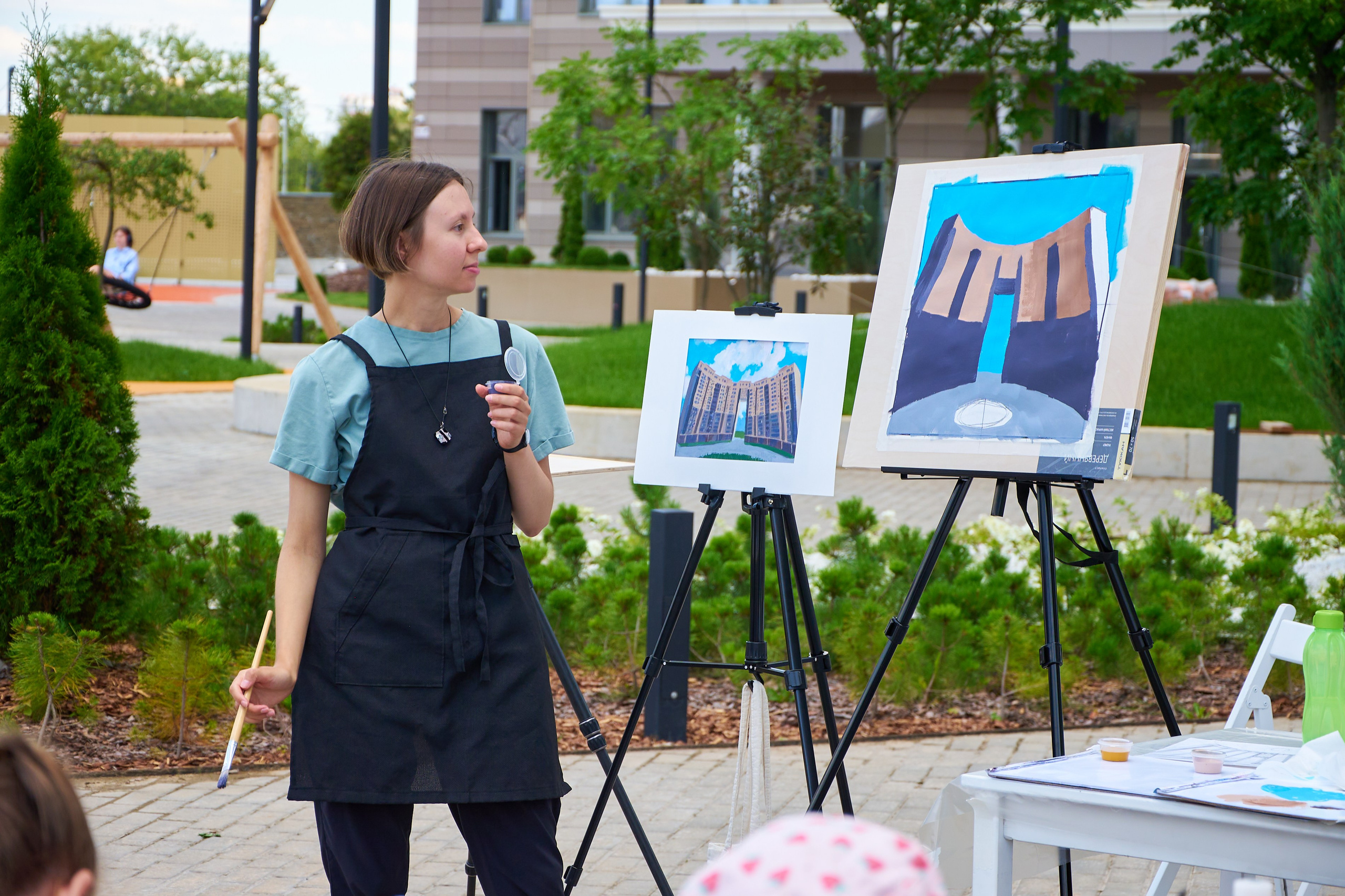 Мастер-класс по рисованию, Щелково, Ривер-хаус. Фотограф Щёлково