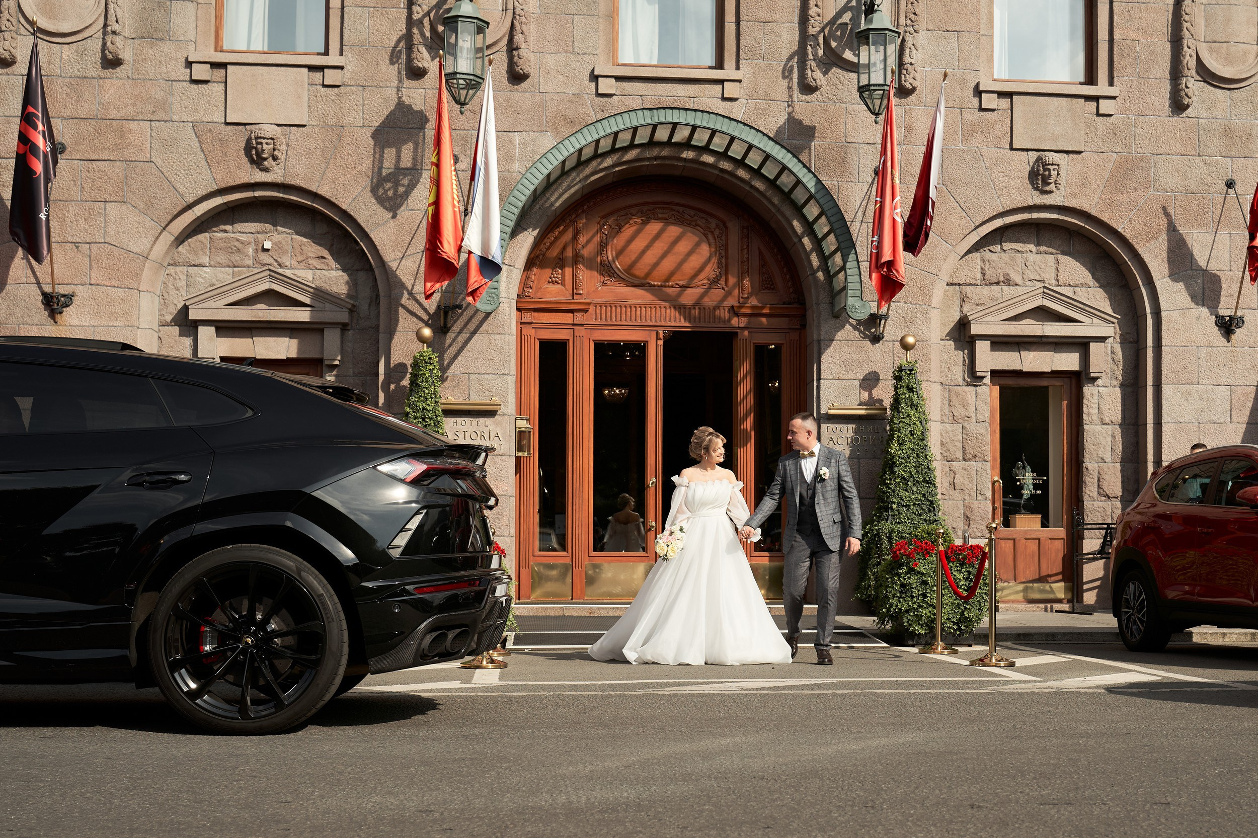 Свадебная фотосессия Арины и Артура в Санкт-Петербурге. Свадебный фотограф Евгений Олейников в Воронеже