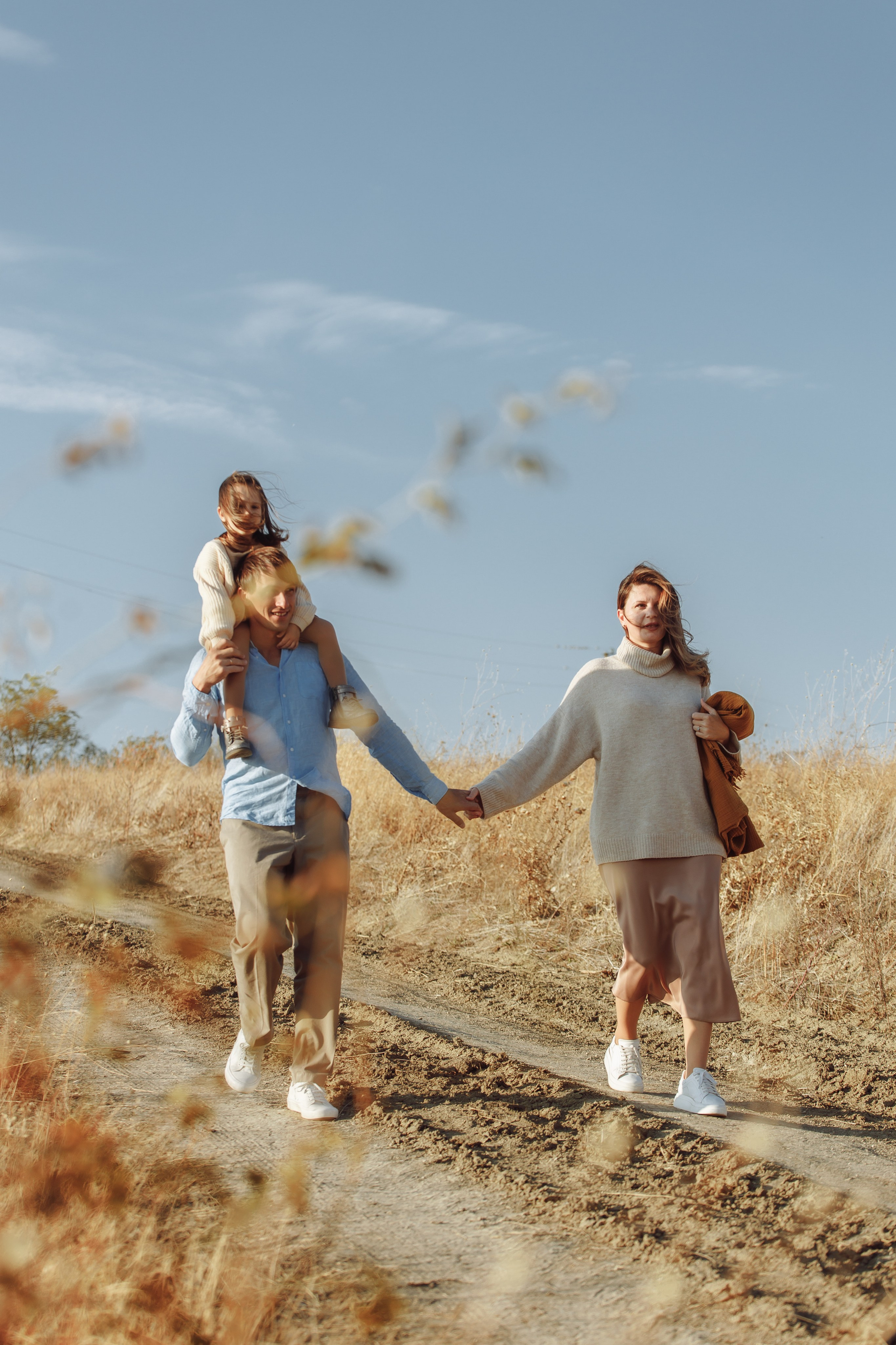 Семейная фотосессия на природе, Новопокровская. Свадебный и семейный фотограф в Краснодарском крае Мария Данилкина