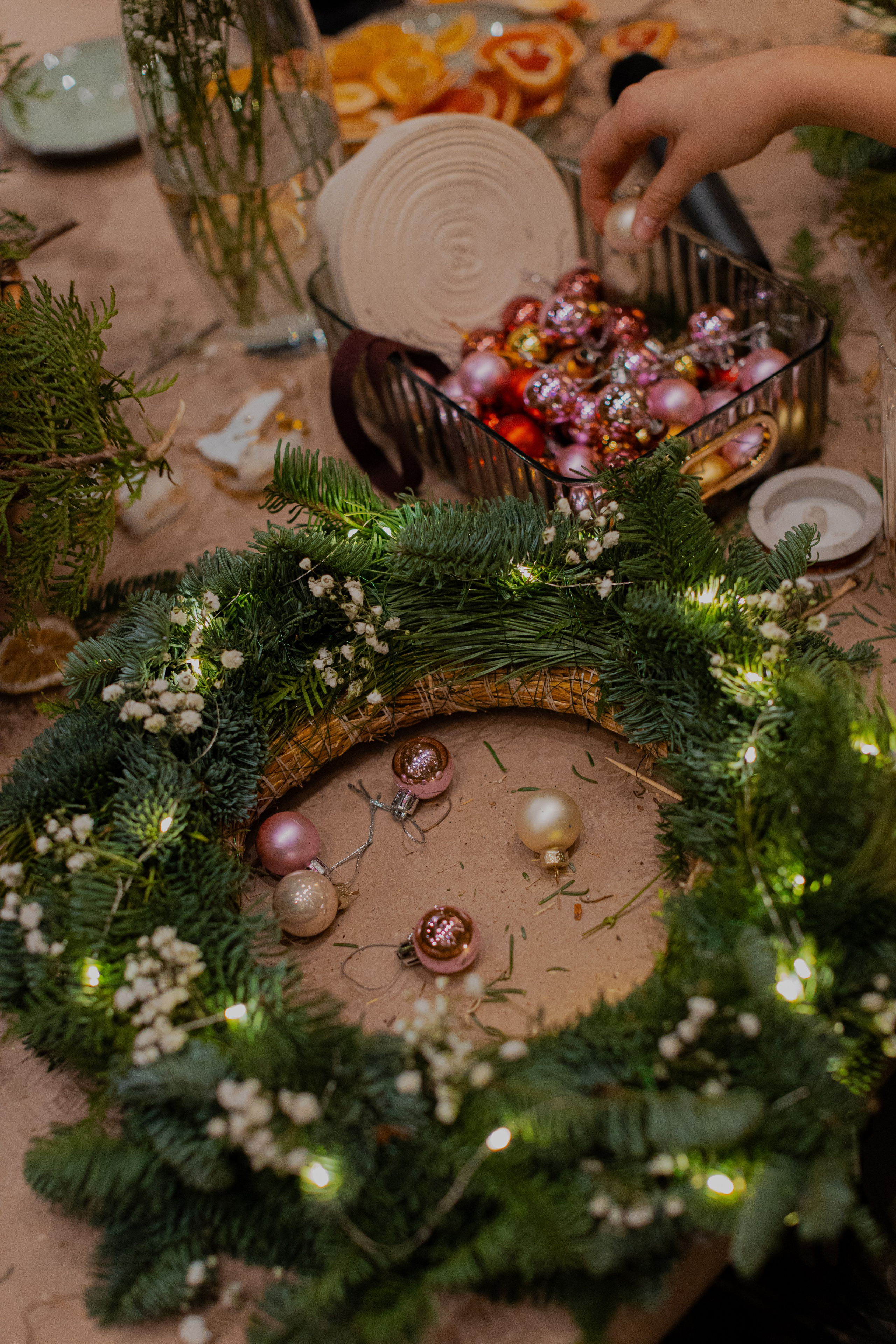 Мк Новогодний Венок. Анастасия Ракчеева Художник