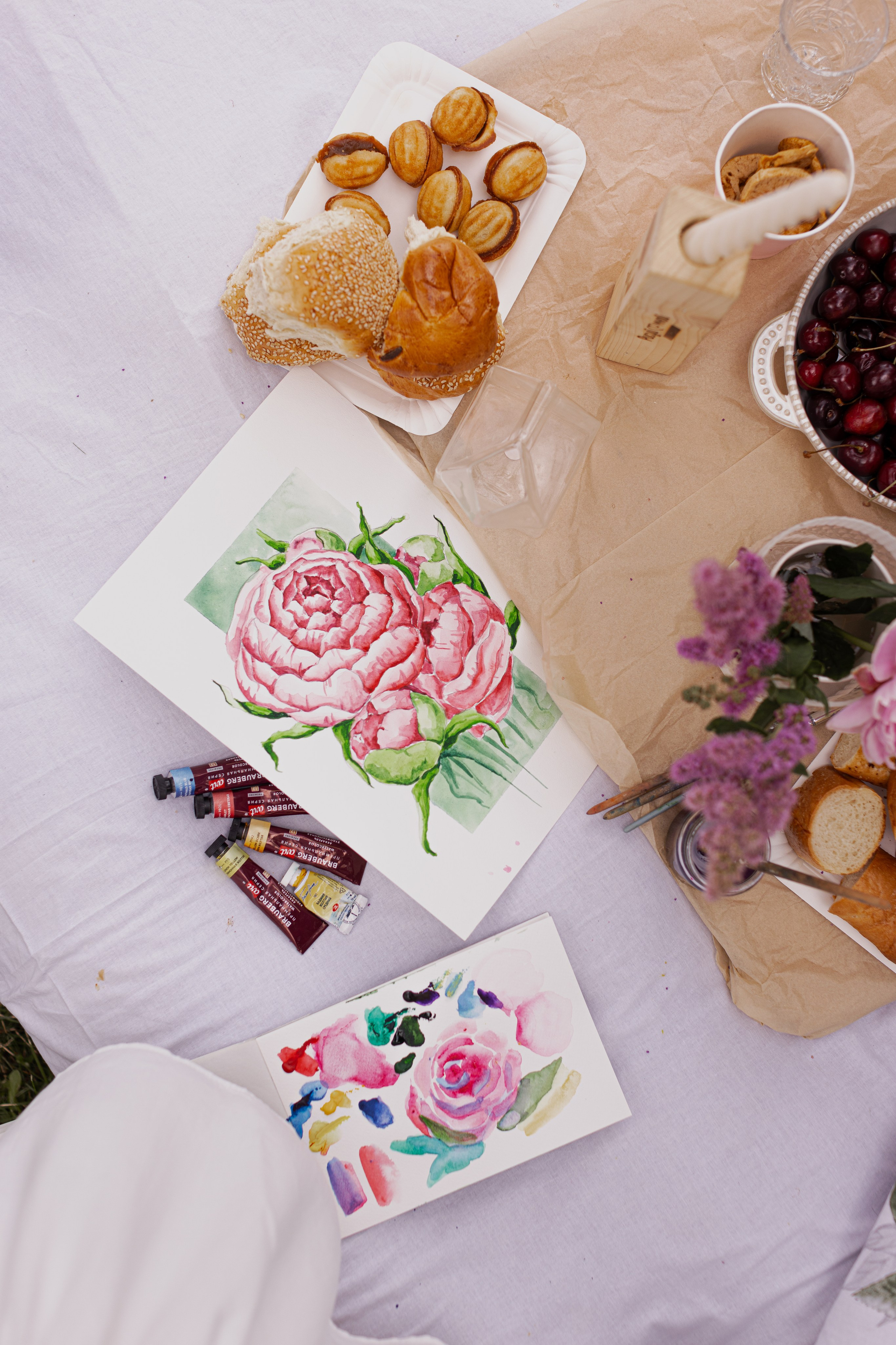 МК Пион (пикник в парке). Анастасия Ракчеева Художник