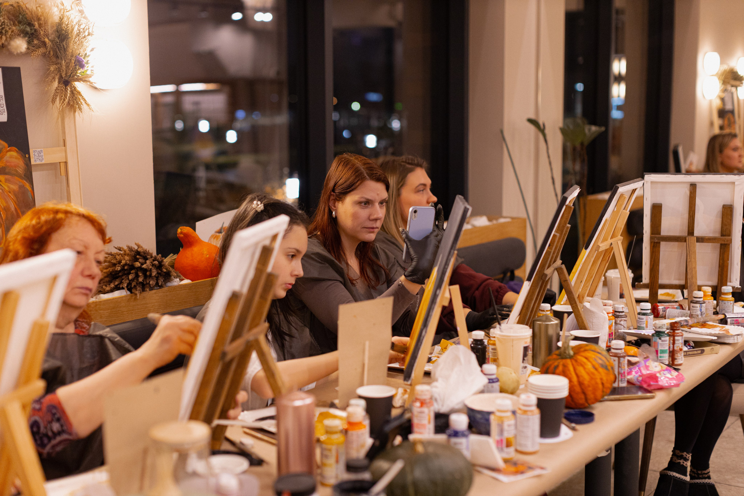 МК Тыква в кафе Здрасте. Анастасия Ракчеева Художник