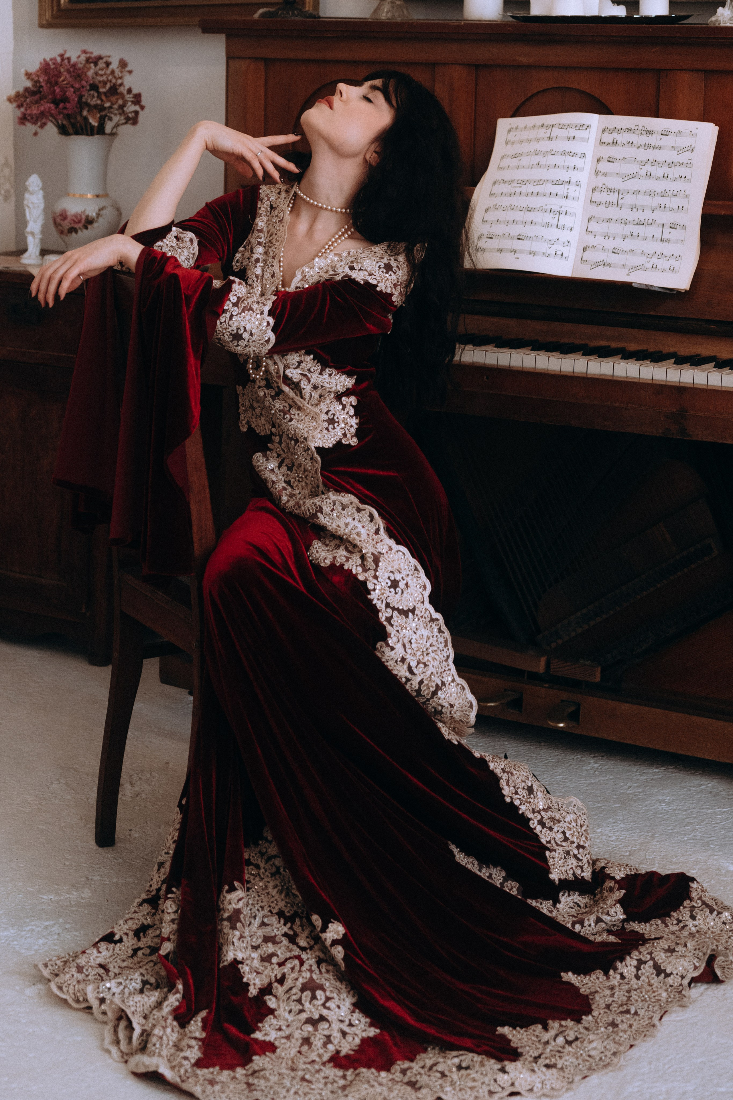 Готическая фотосессия в фотостудии. Портретный свадебный фотограф Крым | Евгения Щитенко