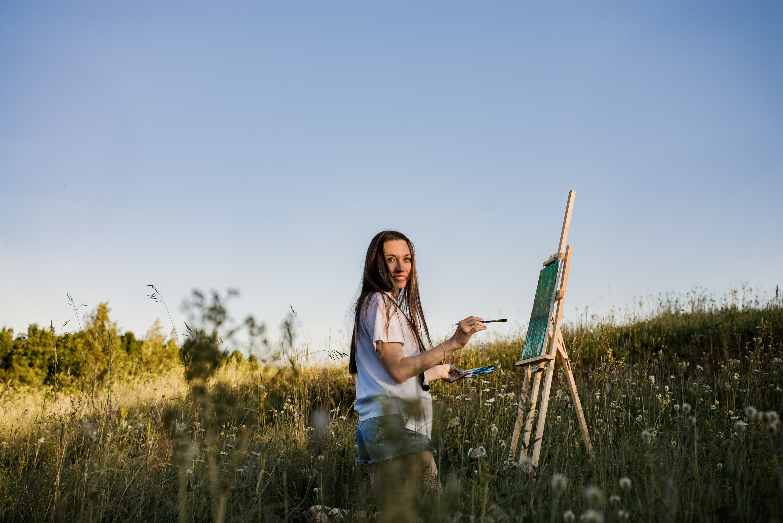 Виктория художник. Фотограф Людмила Белова