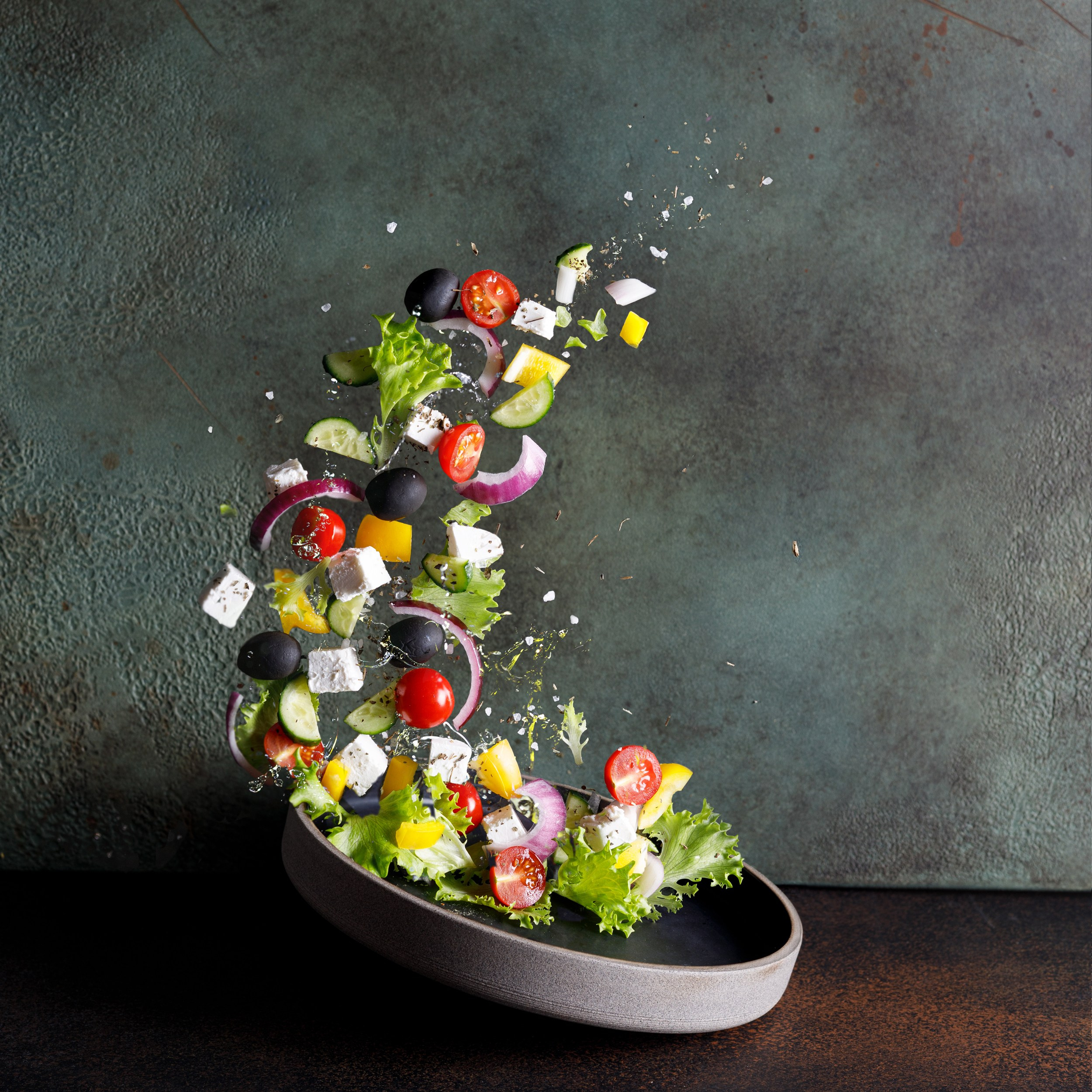 Салаты. Фуд и предметный фотограф Гришина Ольга