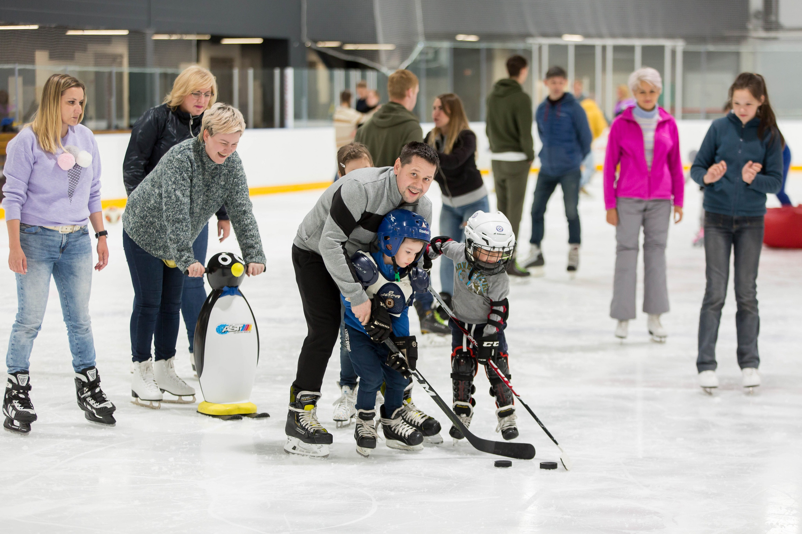 Хоккей для НПО «Аврора». Снимаю съемки