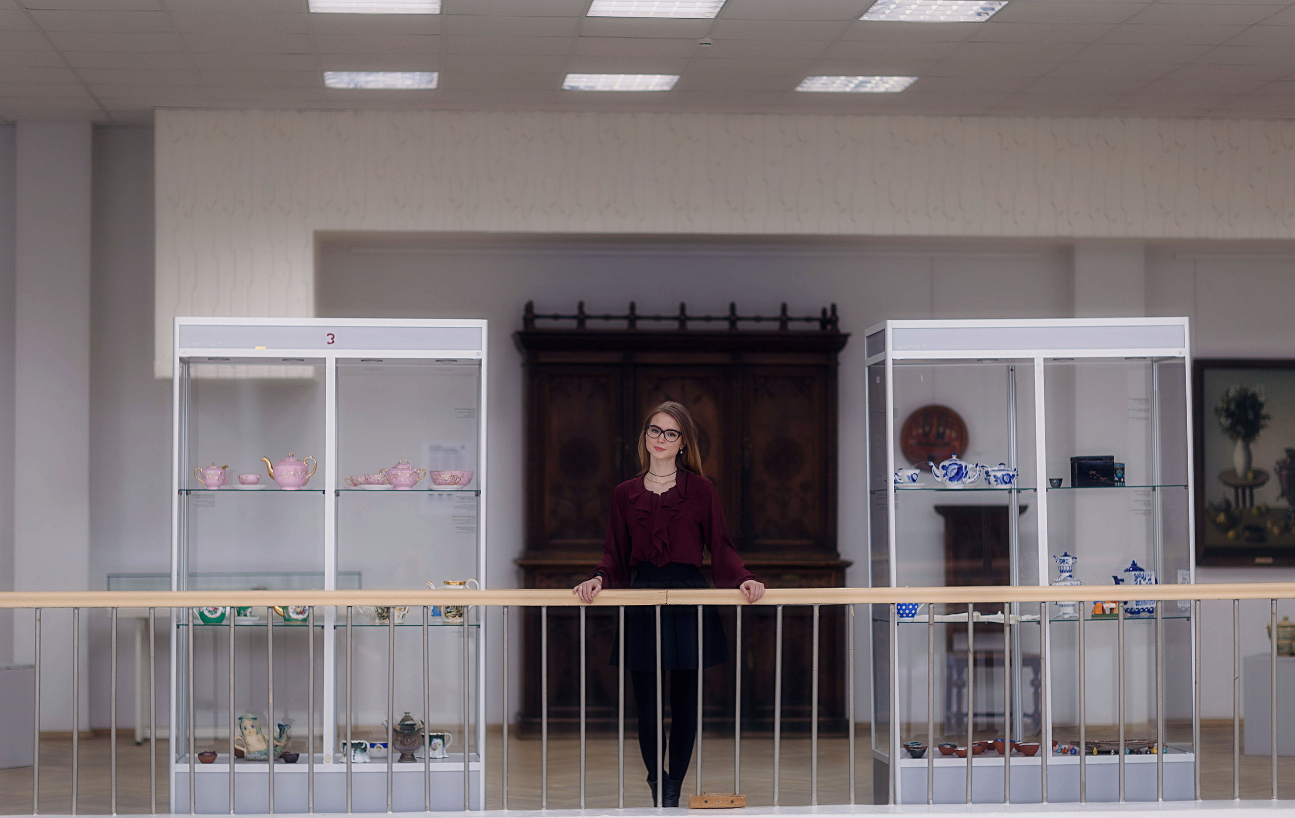 Фотосессия с Машей в Чувашском художественном музее. Портретный и репортажный фотограф в Чебоксарах Андриян Чаркин