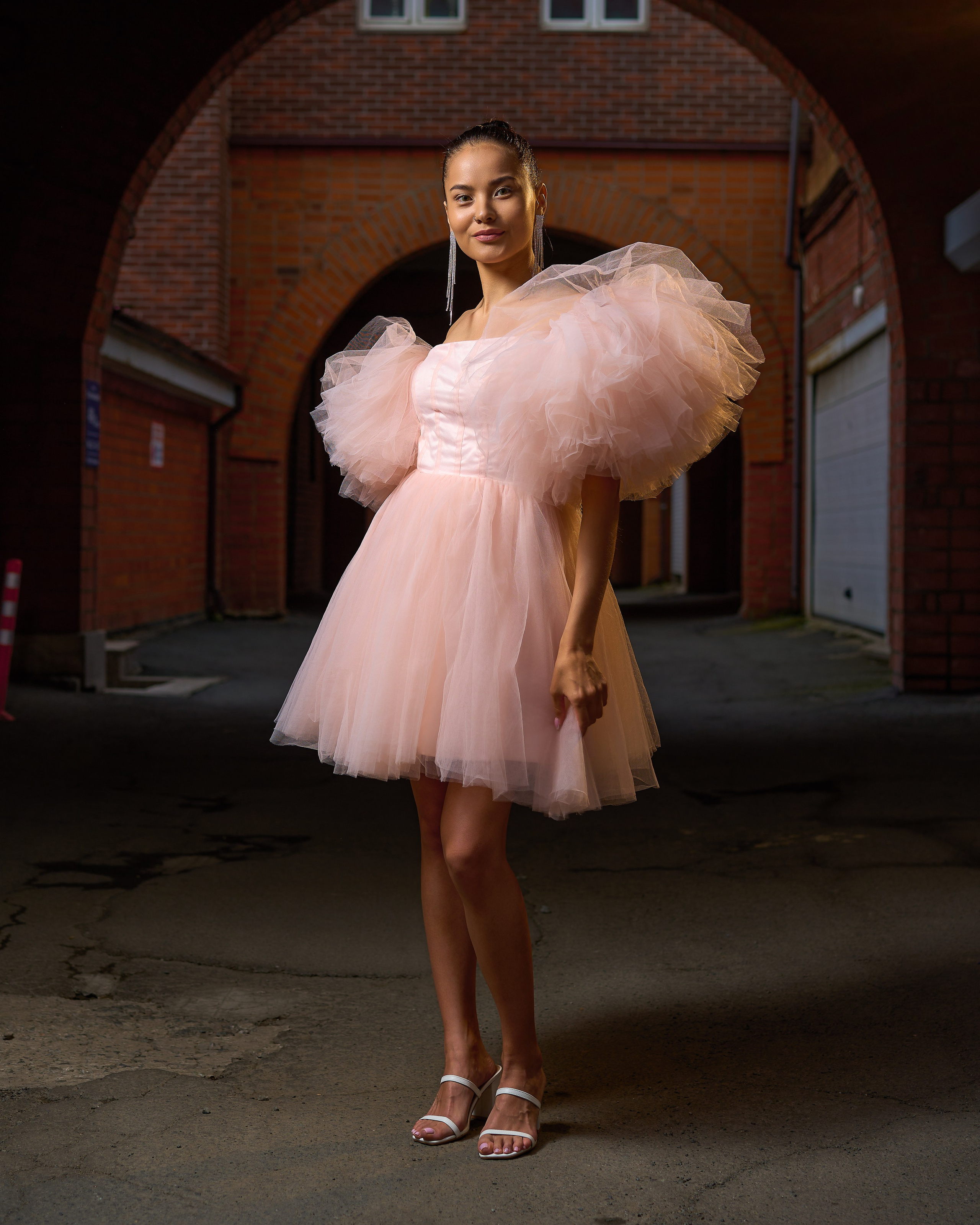 Импульсный свет на улице