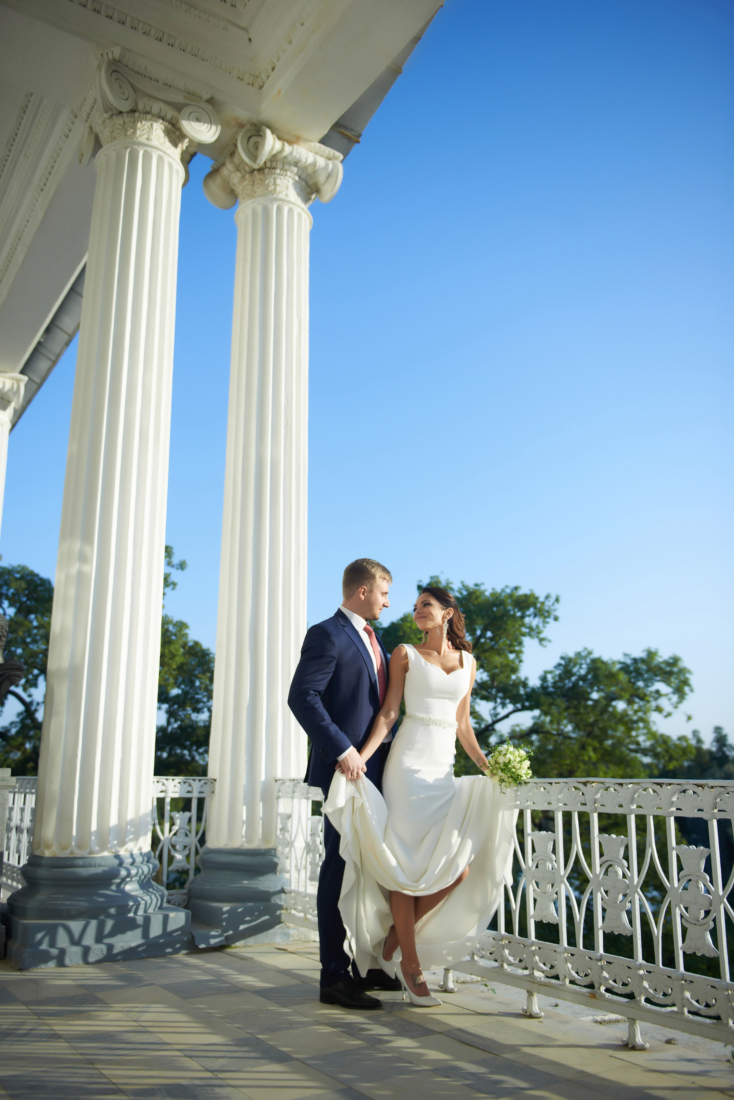 Максим и Наталья (свадебная фотосессия в Пушкине в Екатерининском парке). Портретный, семейный и свадебный фотограф в Санкт-Петербурге и в Пушкине Ширяев Денис