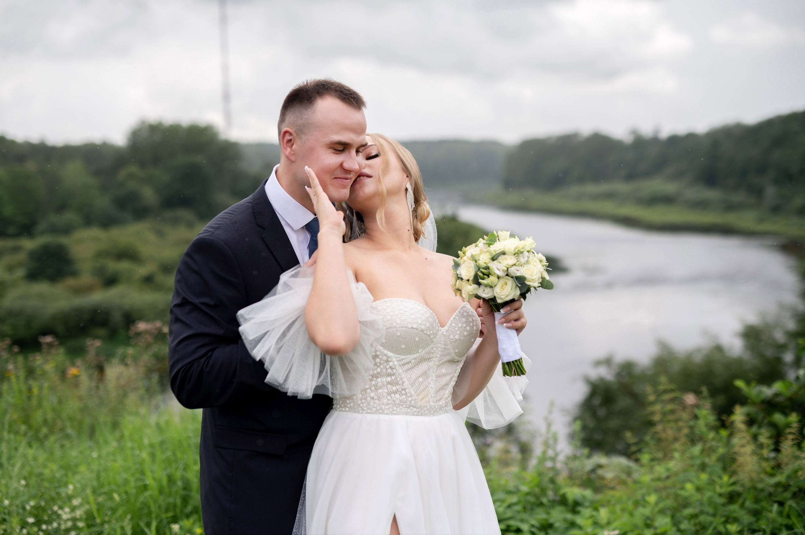 Ксения и Владислав (фотосессия в ЗАГСе и парке города Кингисеппа). Портретный, семейный и свадебный фотограф в Санкт-Петербурге и в Пушкине Ширяев Денис