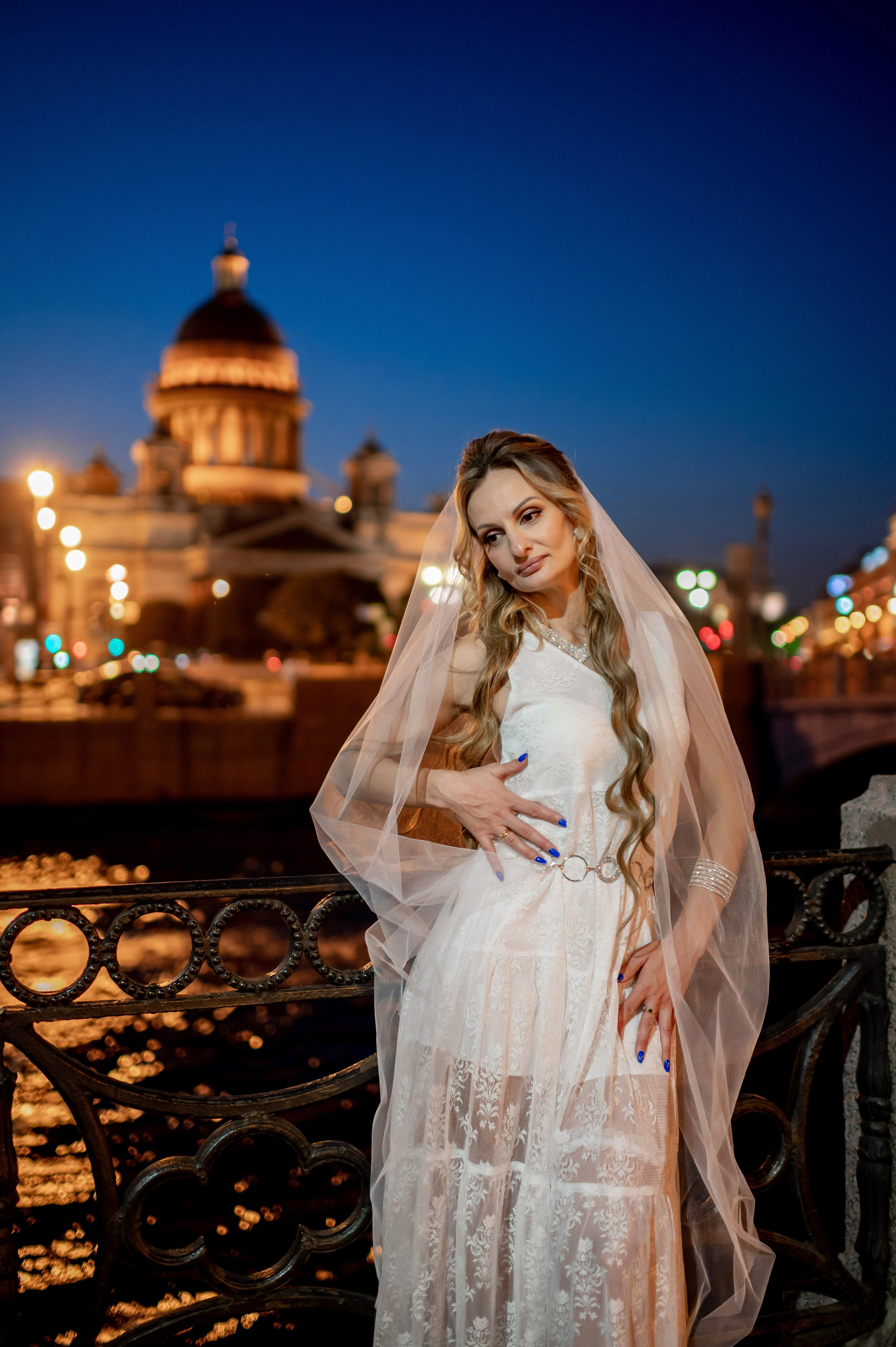 Екатерина и Андрей (свадебная фотосессия в вечернем Петербурге). Портретный, семейный и свадебный фотограф в Санкт-Петербурге и в Пушкине Ширяев Денис