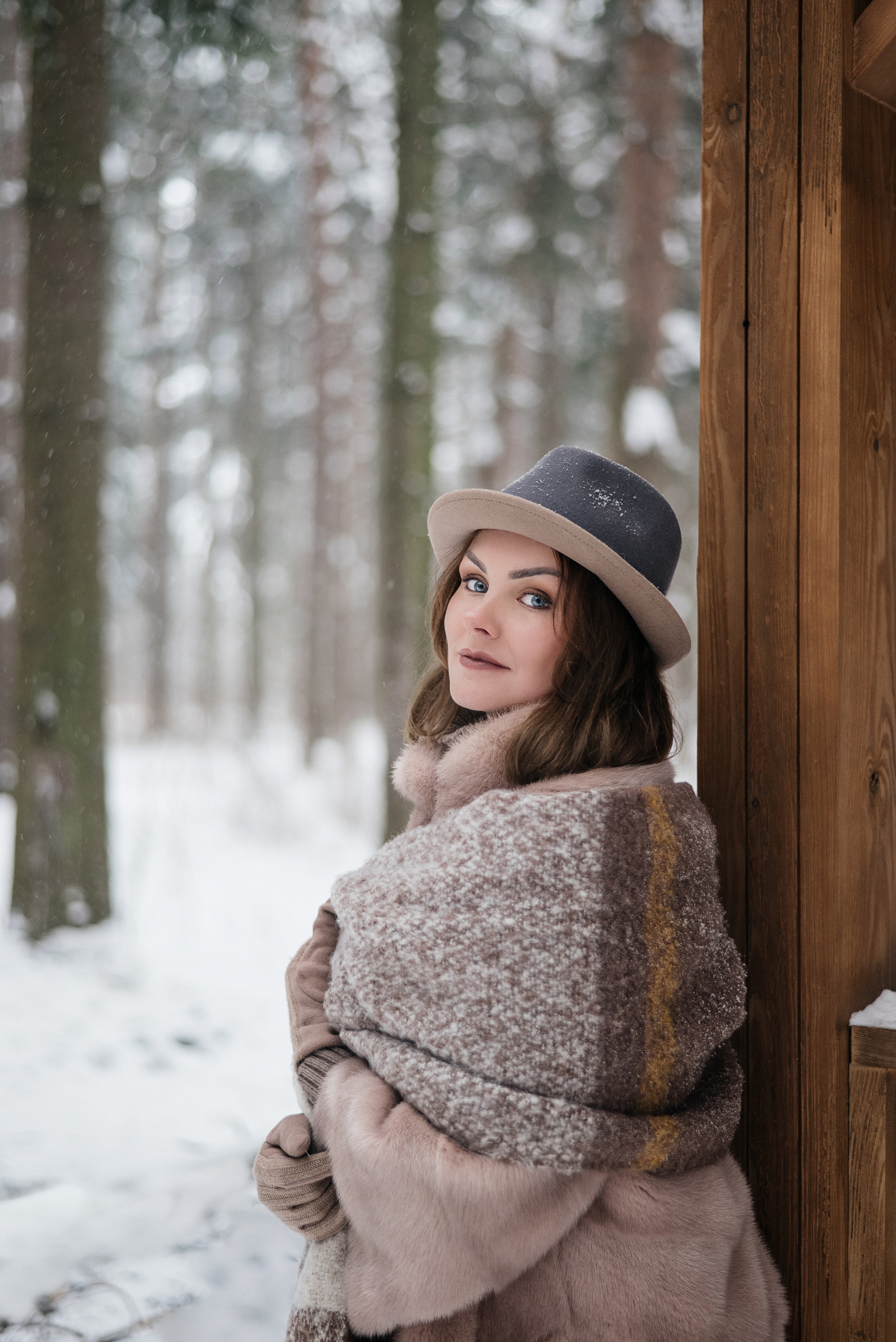 Мария — лесная прогулка. Свадебный и семейный фотограф Юлия Чернобай | Подольск, Москва, Московская область