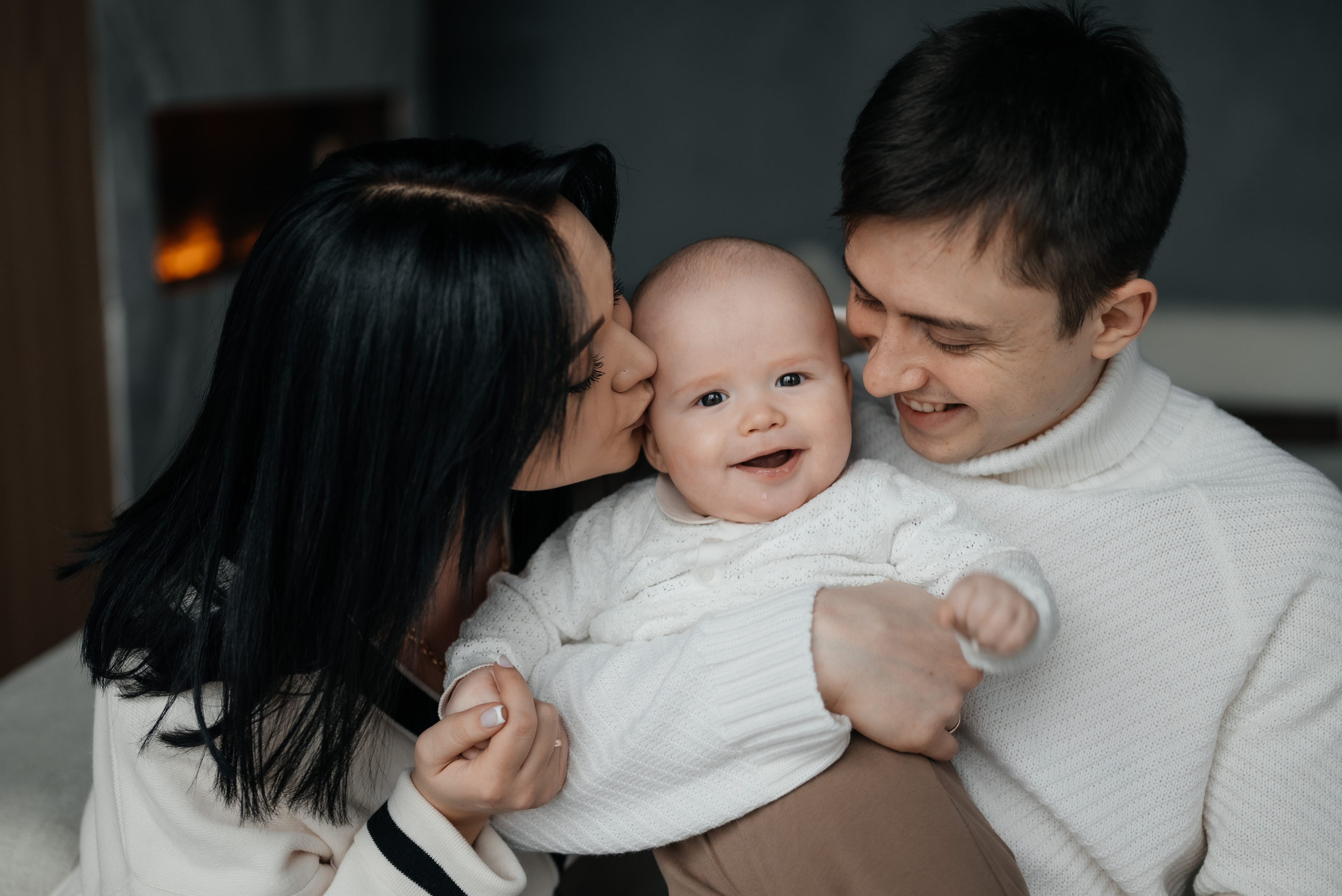 Екатерина, Евгений и Мирон. Свадебный и семейный фотограф Юлия Чернобай | Подольск, Москва, Московская область