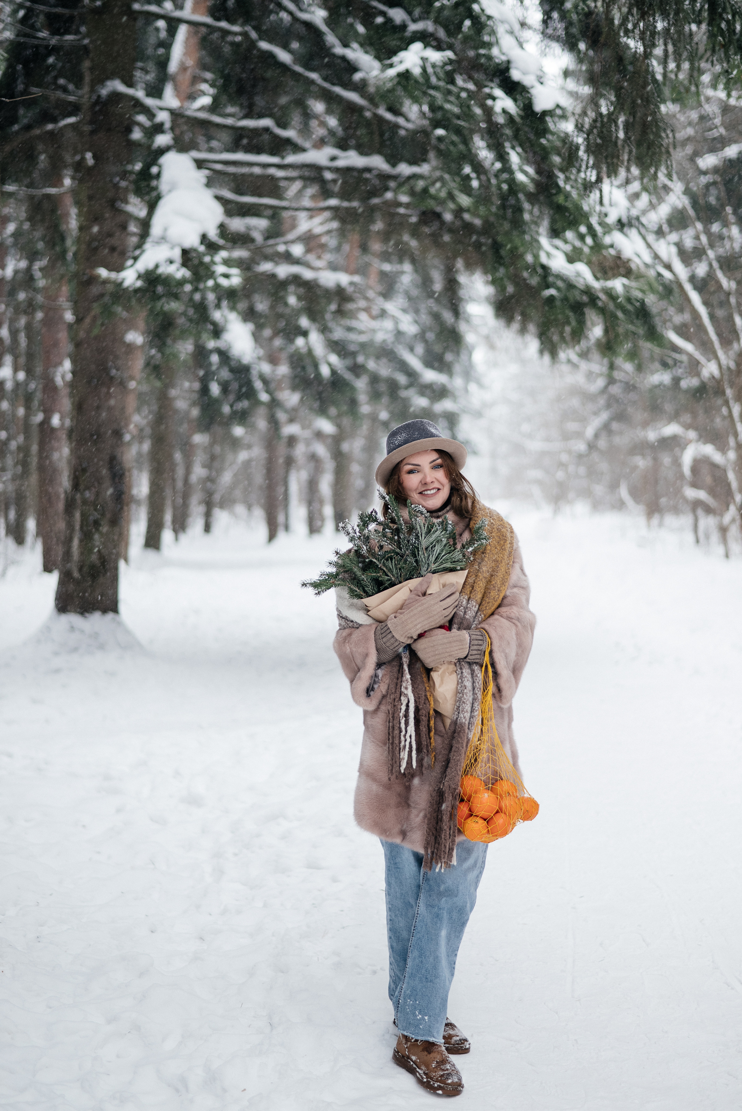 Мария — лесная прогулка. Свадебный и семейный фотограф Юлия Чернобай | Подольск, Москва, Московская область