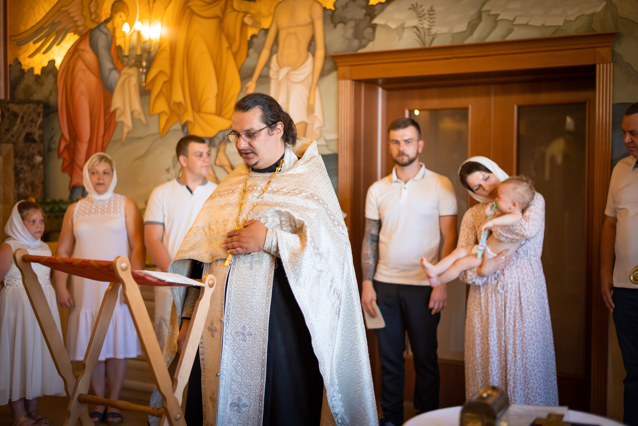 Таинство крещения Михаила. Свадебный и семейный фотограф Юлия Чернобай | Подольск, Москва, Московская область