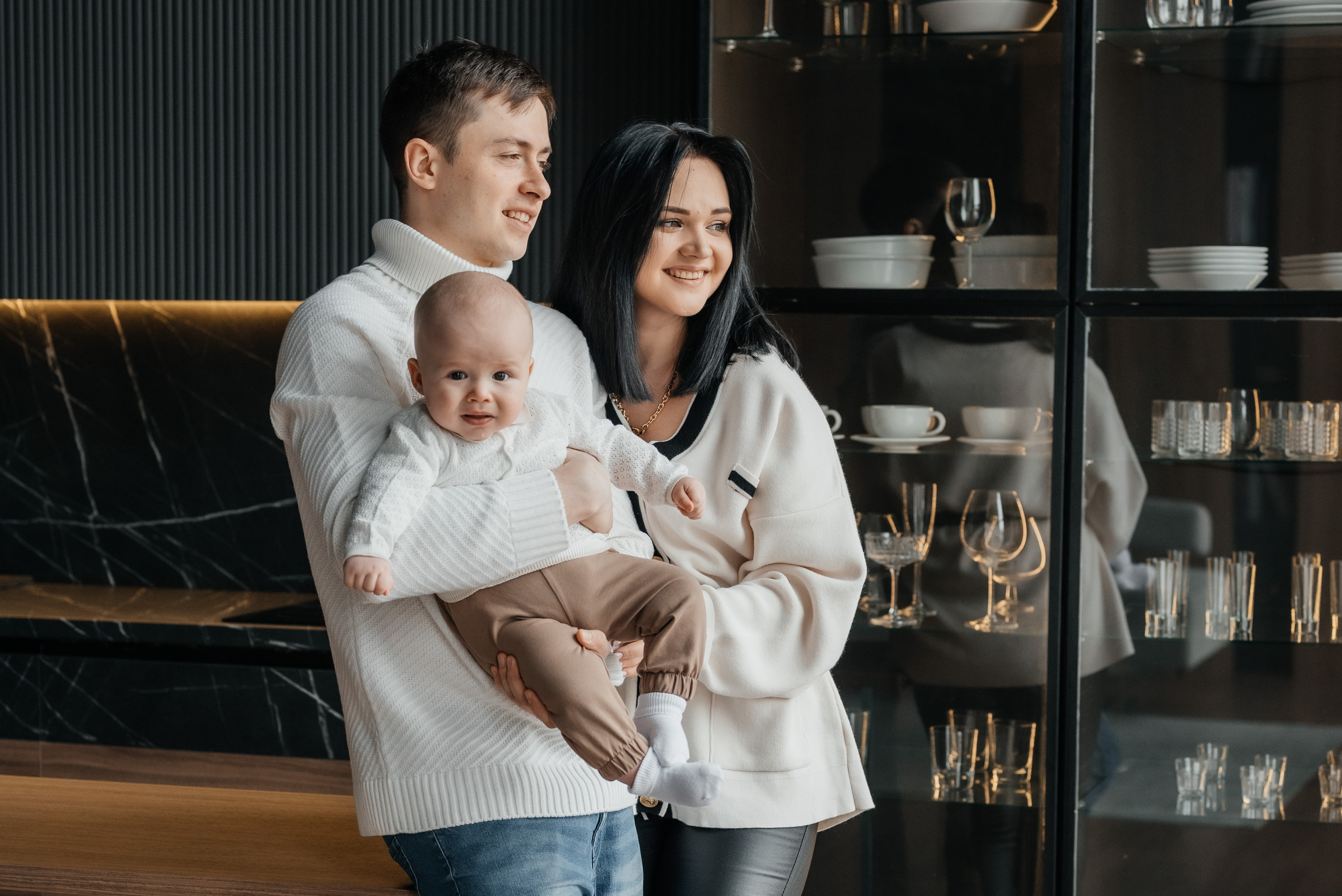 Екатерина, Евгений и Мирон. Свадебный и семейный фотограф Юлия Чернобай | Подольск, Москва, Московская область