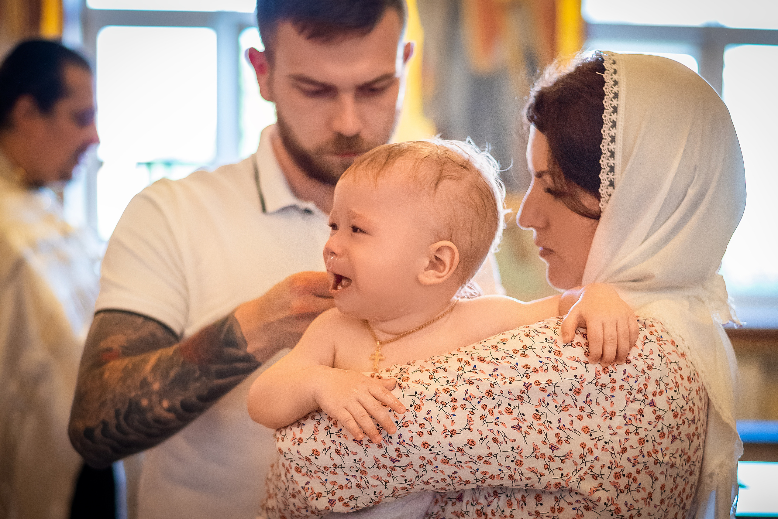 Таинство крещения Михаила. Свадебный и семейный фотограф Юлия Чернобай | Подольск, Москва, Московская область