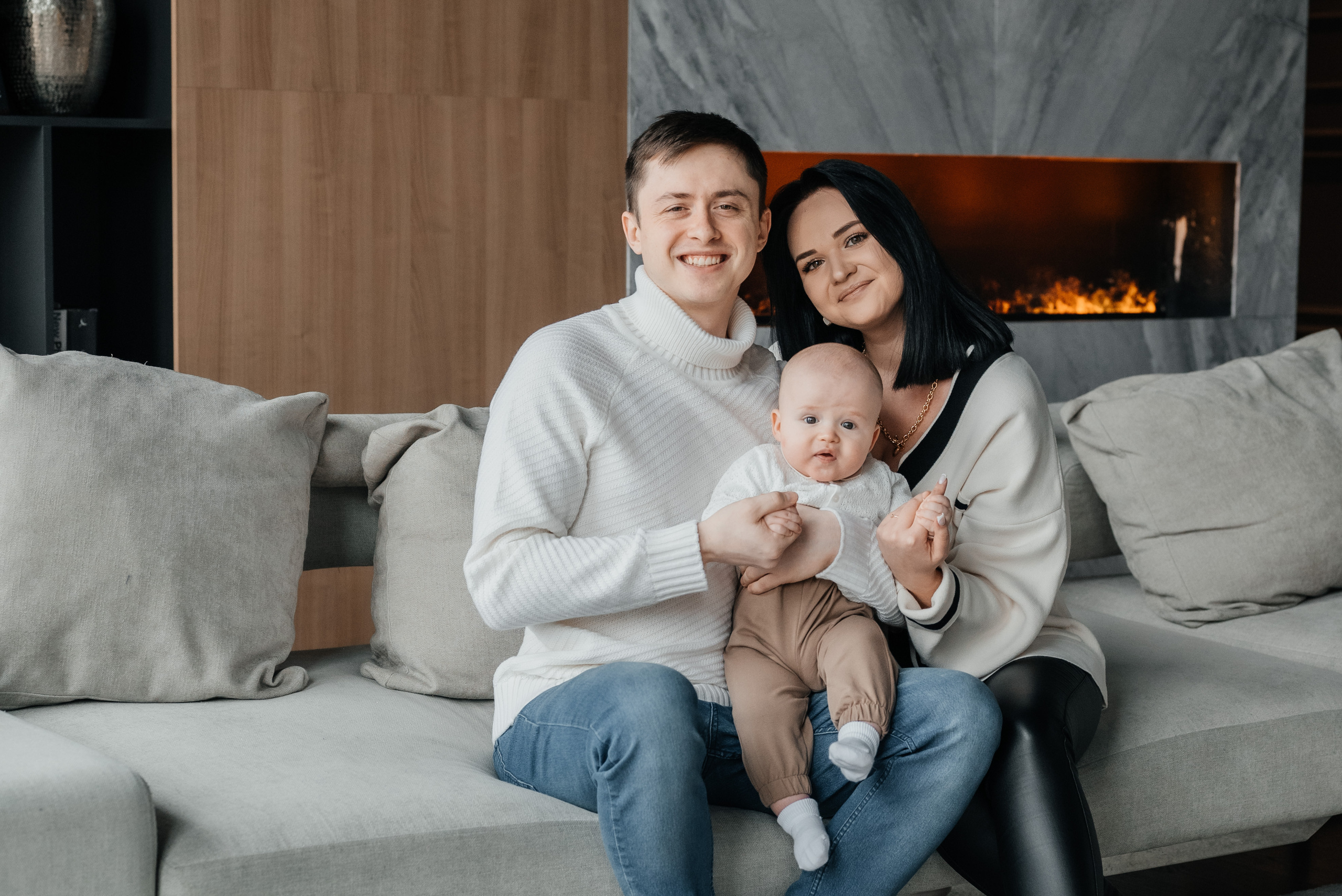 Екатерина, Евгений и Мирон. Свадебный и семейный фотограф Юлия Чернобай | Подольск, Москва, Московская область