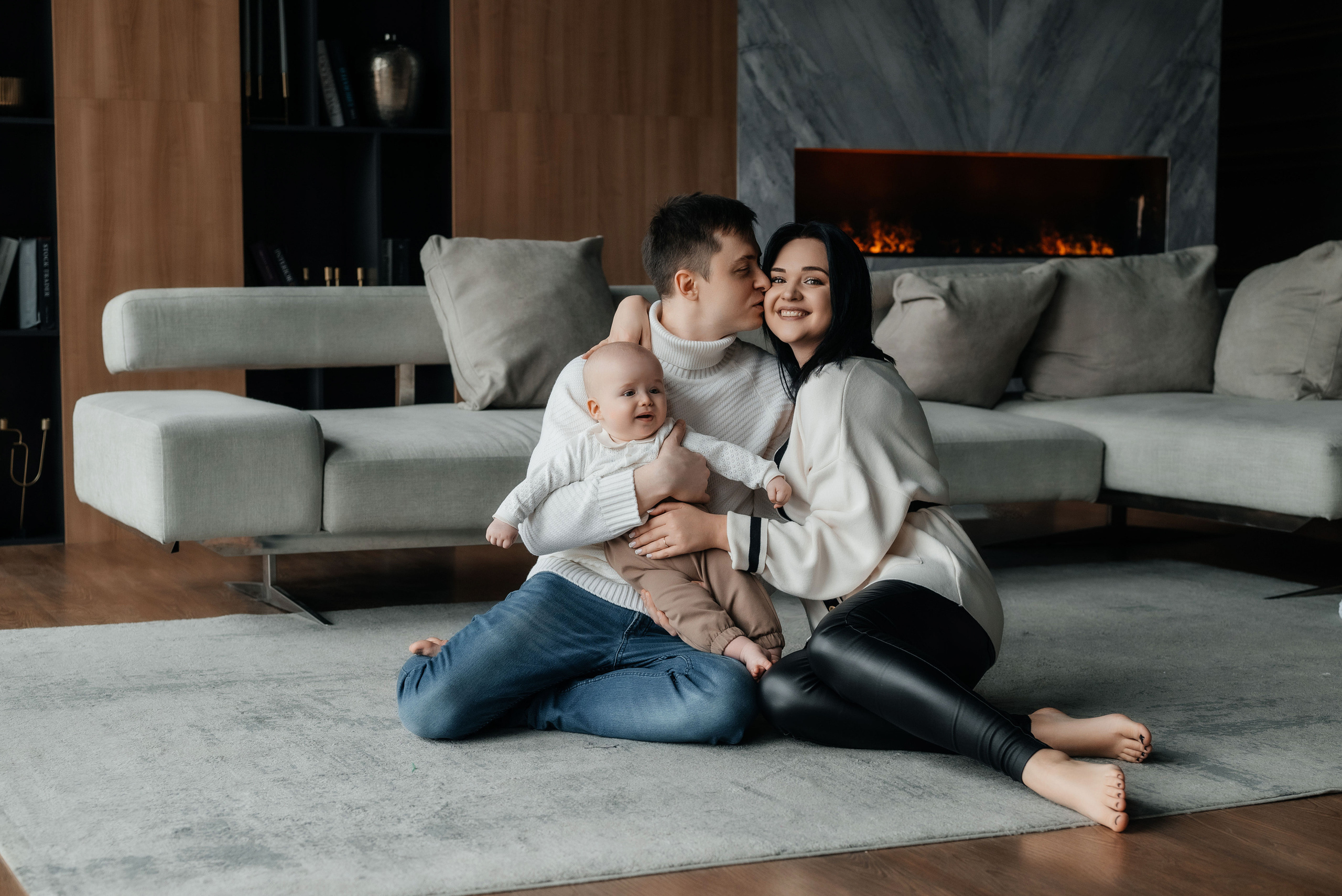 Екатерина, Евгений и Мирон. Свадебный и семейный фотограф Юлия Чернобай | Подольск, Москва, Московская область