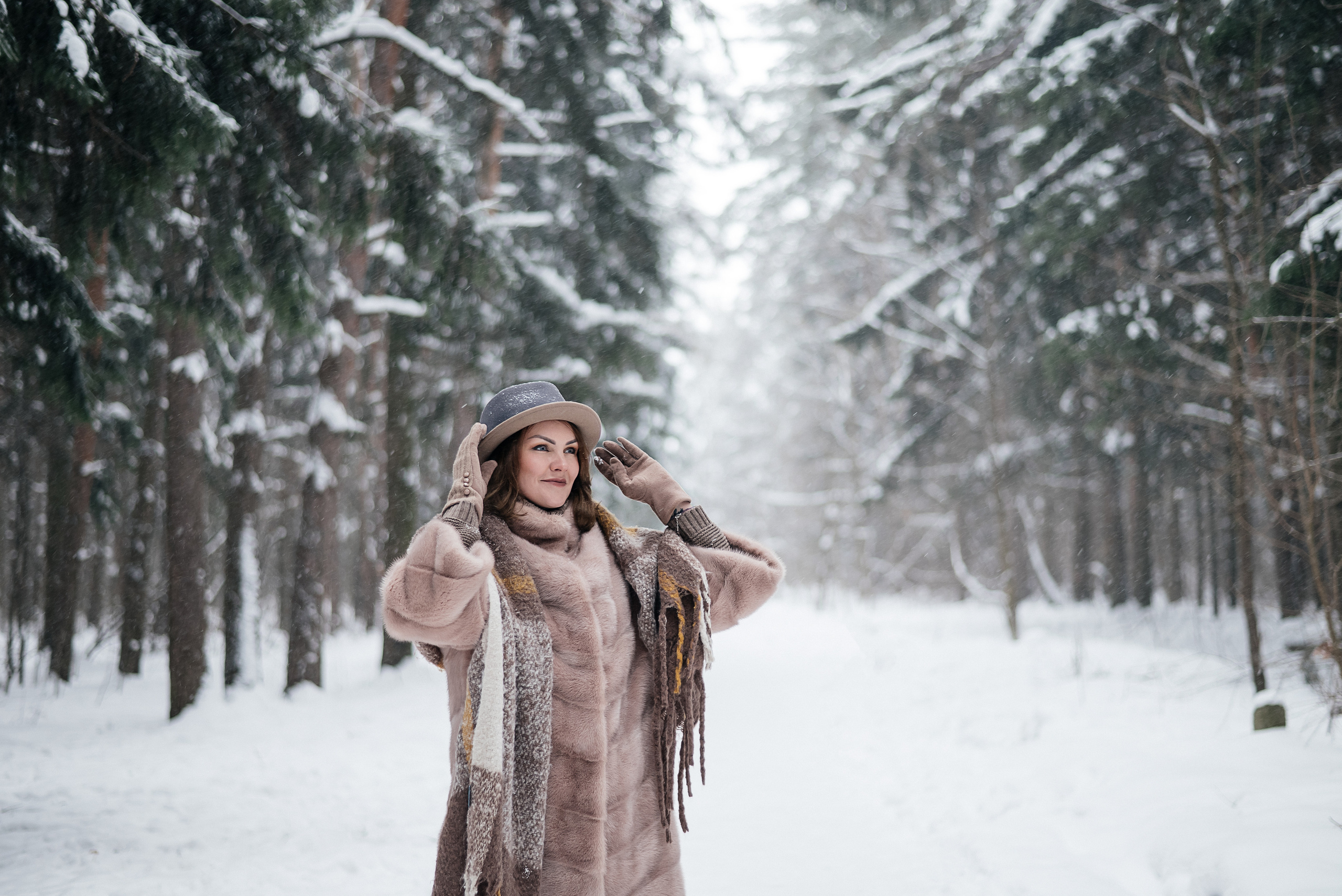 Мария — лесная прогулка. Свадебный и семейный фотограф Юлия Чернобай | Подольск, Москва, Московская область
