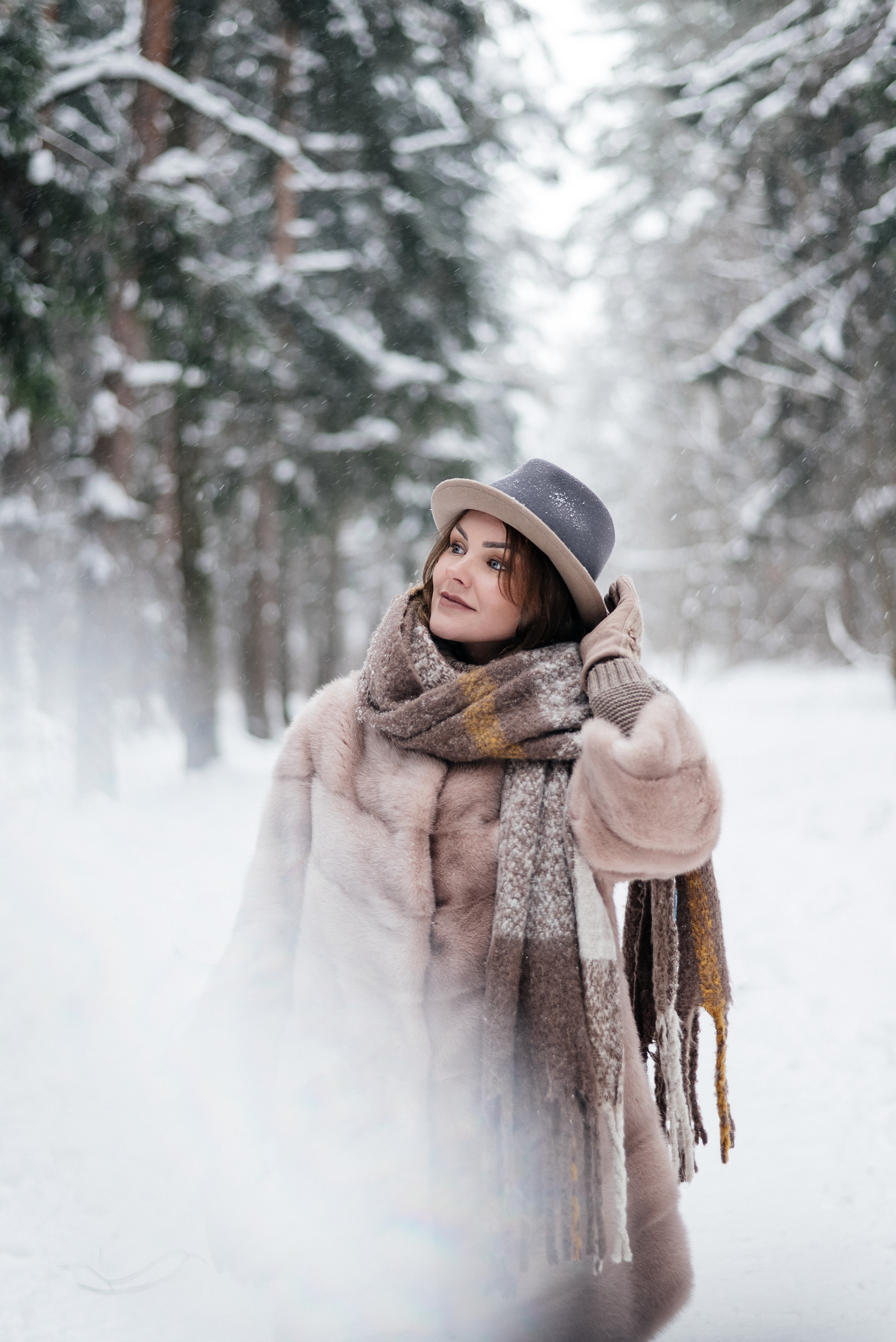 Мария — лесная прогулка. Свадебный и семейный фотограф Юлия Чернобай | Подольск, Москва, Московская область