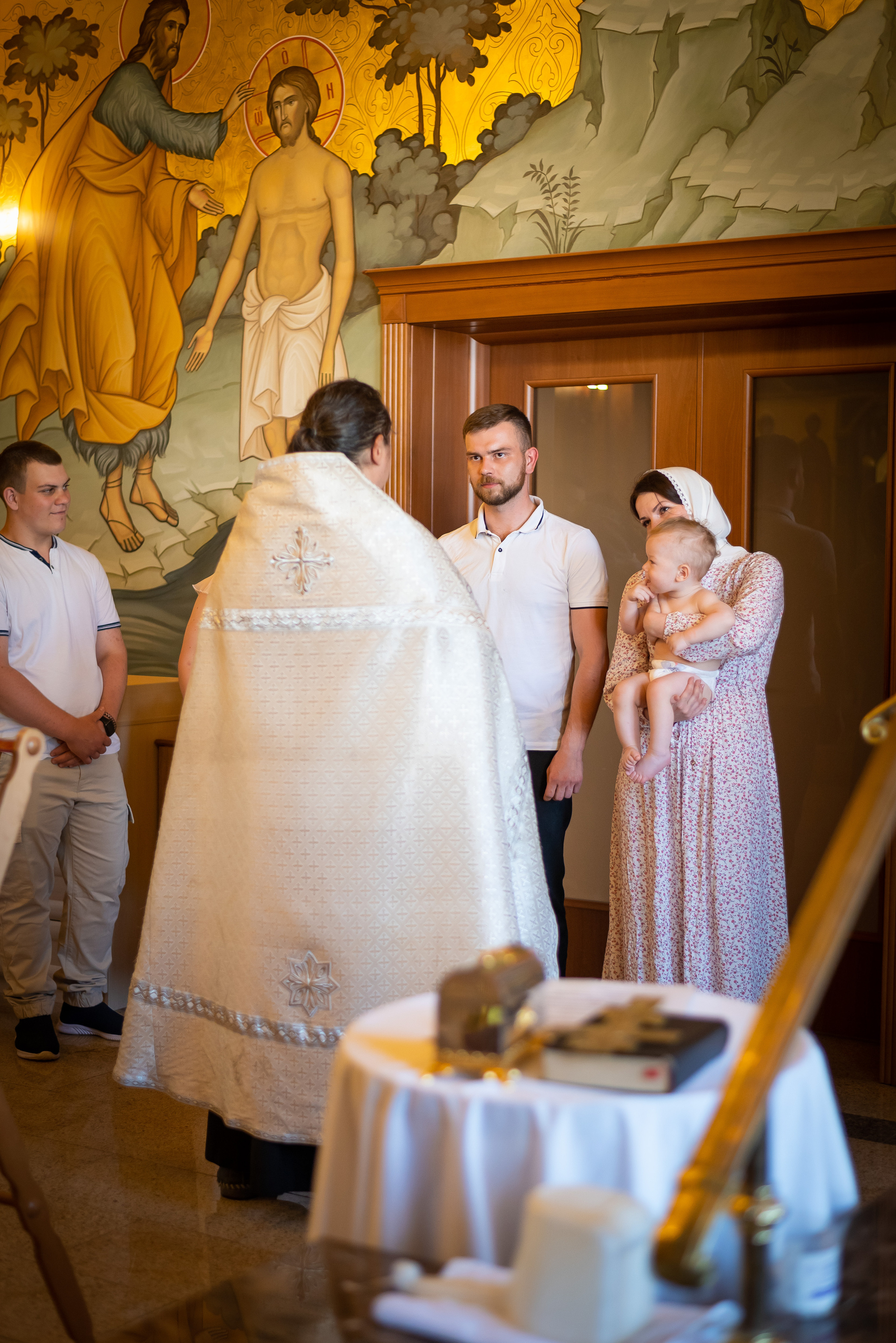 Таинство крещения Михаила. Свадебный и семейный фотограф Юлия Чернобай | Подольск, Москва, Московская область