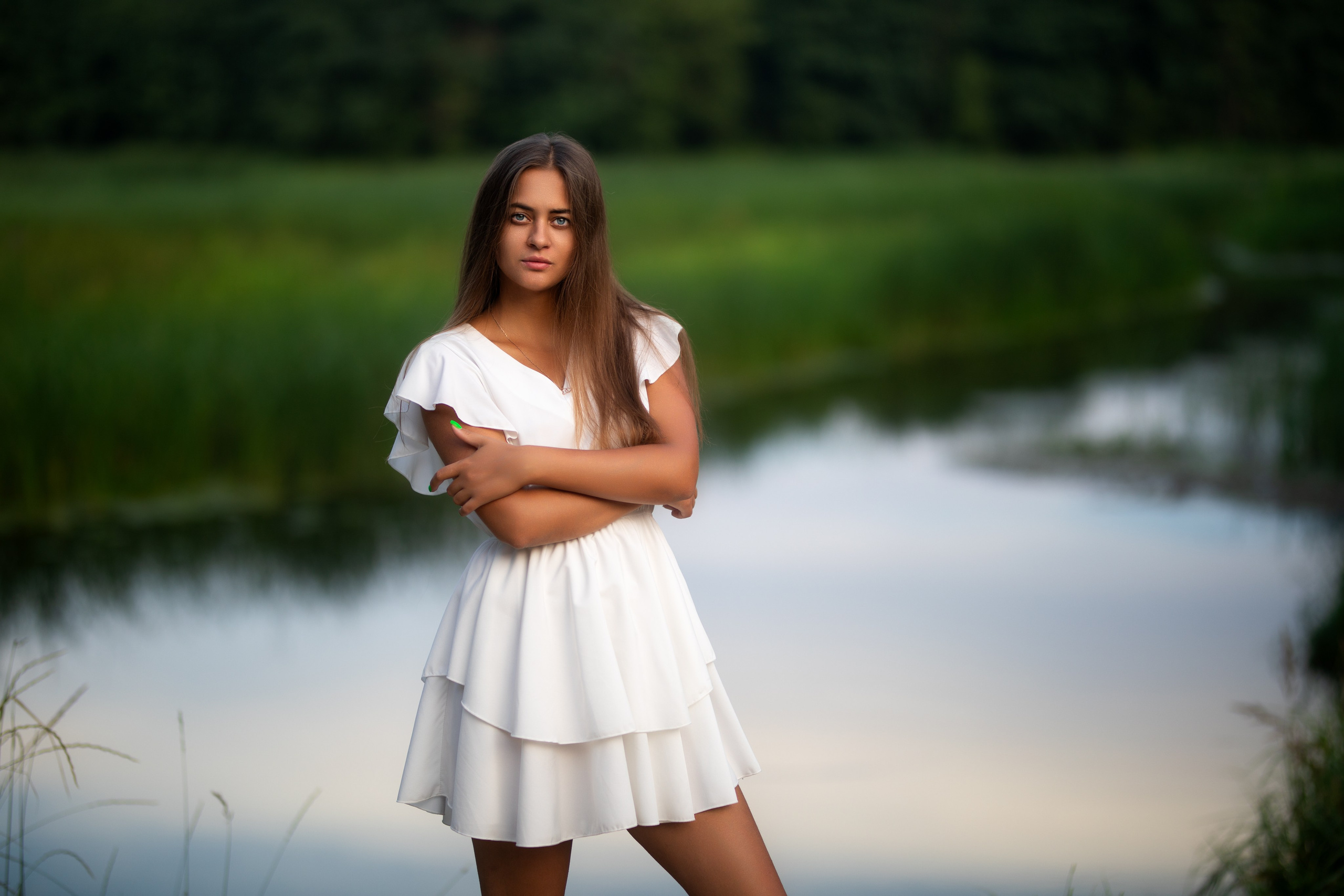 Фотосессия с Ольгой на природе в формате для «себя»