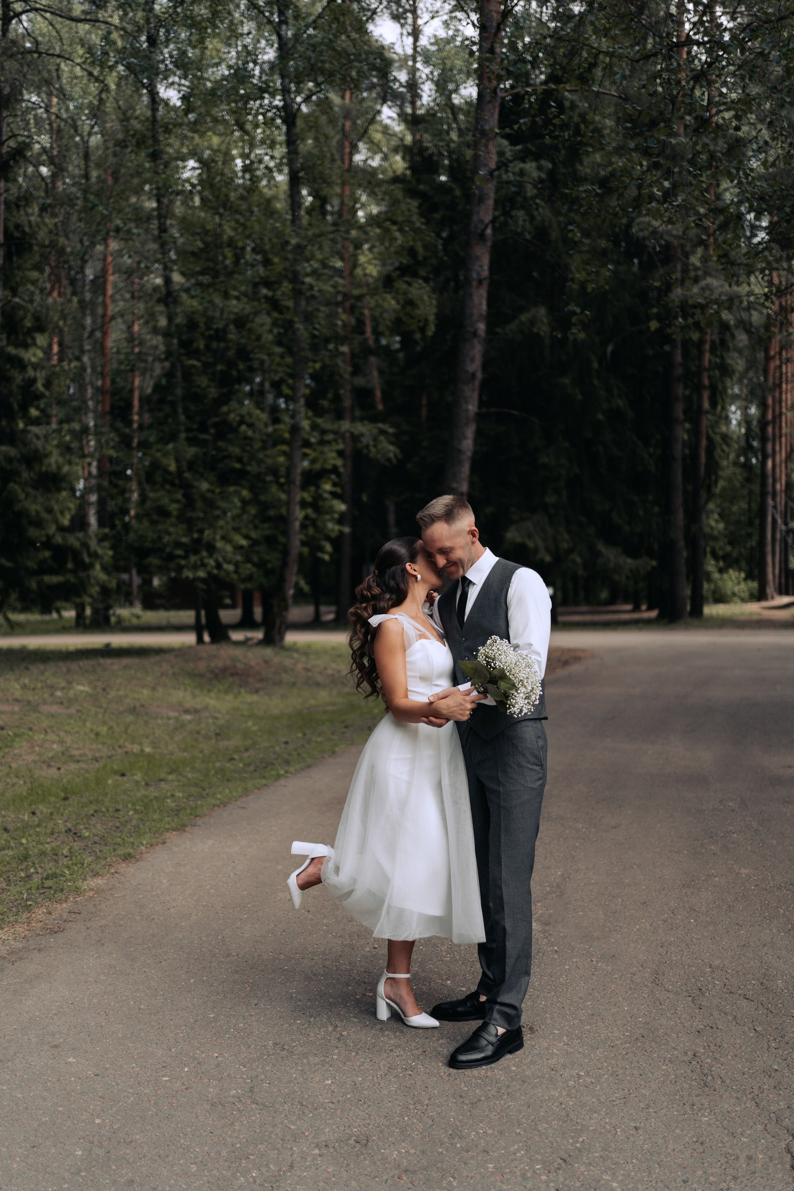 Парк Елочки свадебная фотосессия. Семейный фотограф в Москве и в Домодедово Екатерина Патракова