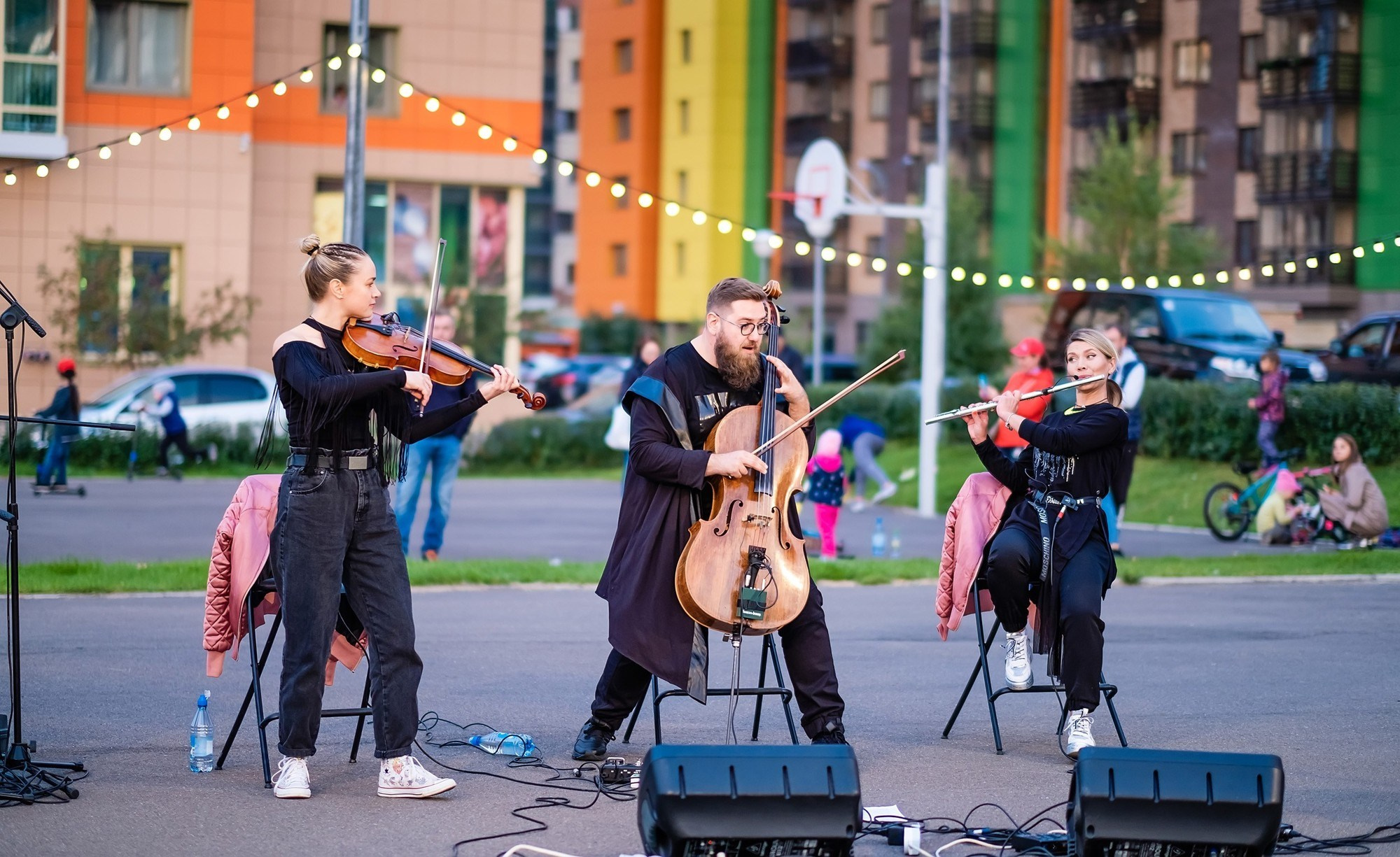 Уличный концерт группы Мel Band в Красноярске